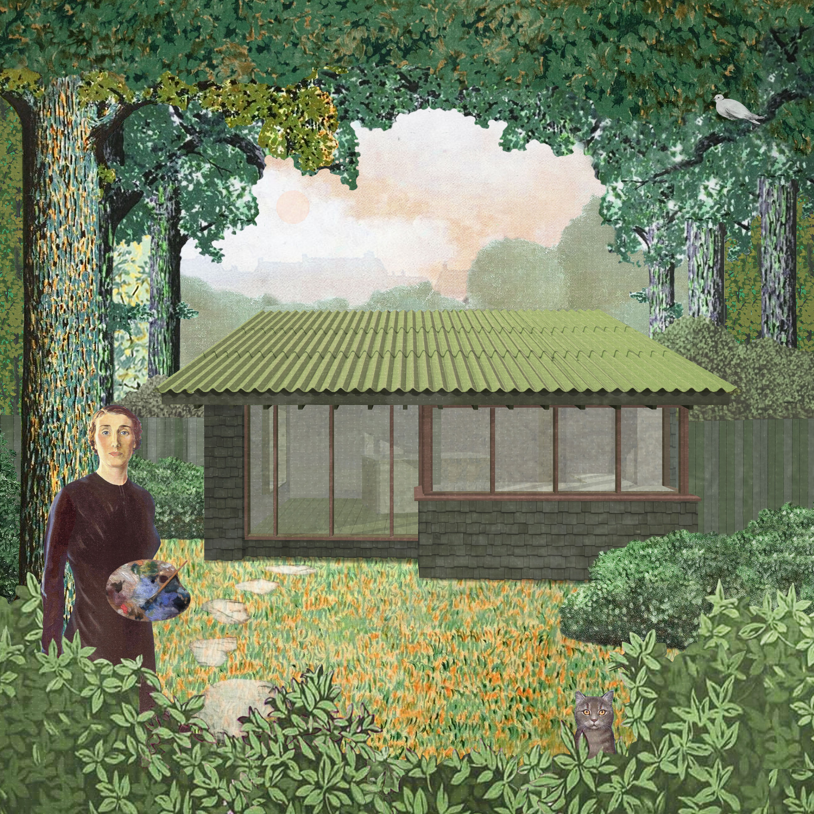 Low Carbon Artists Studio in Belvedere