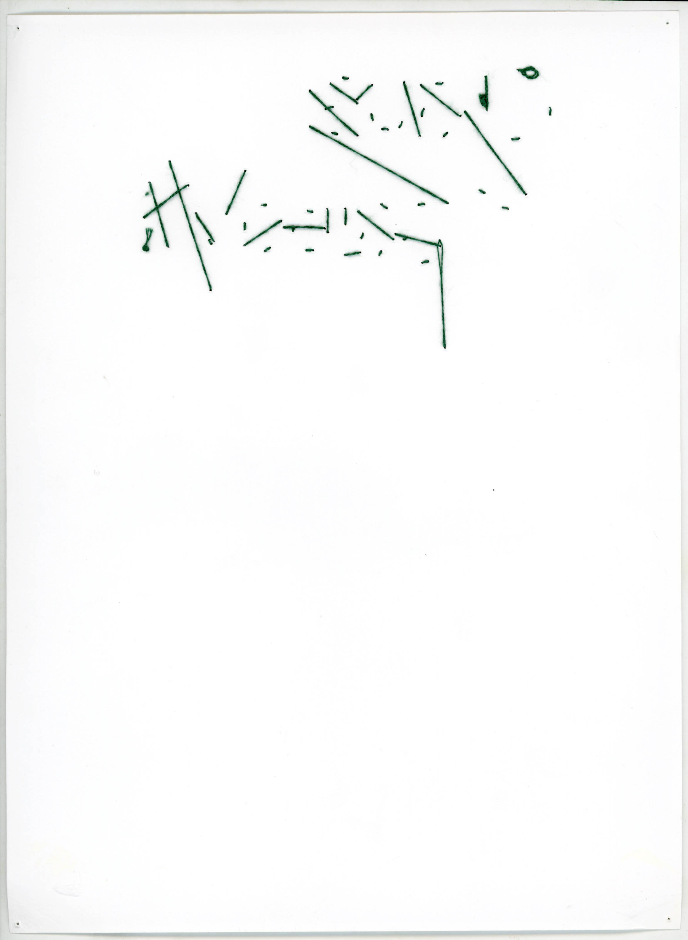 Back of the original "You will have to show me" print, 2022