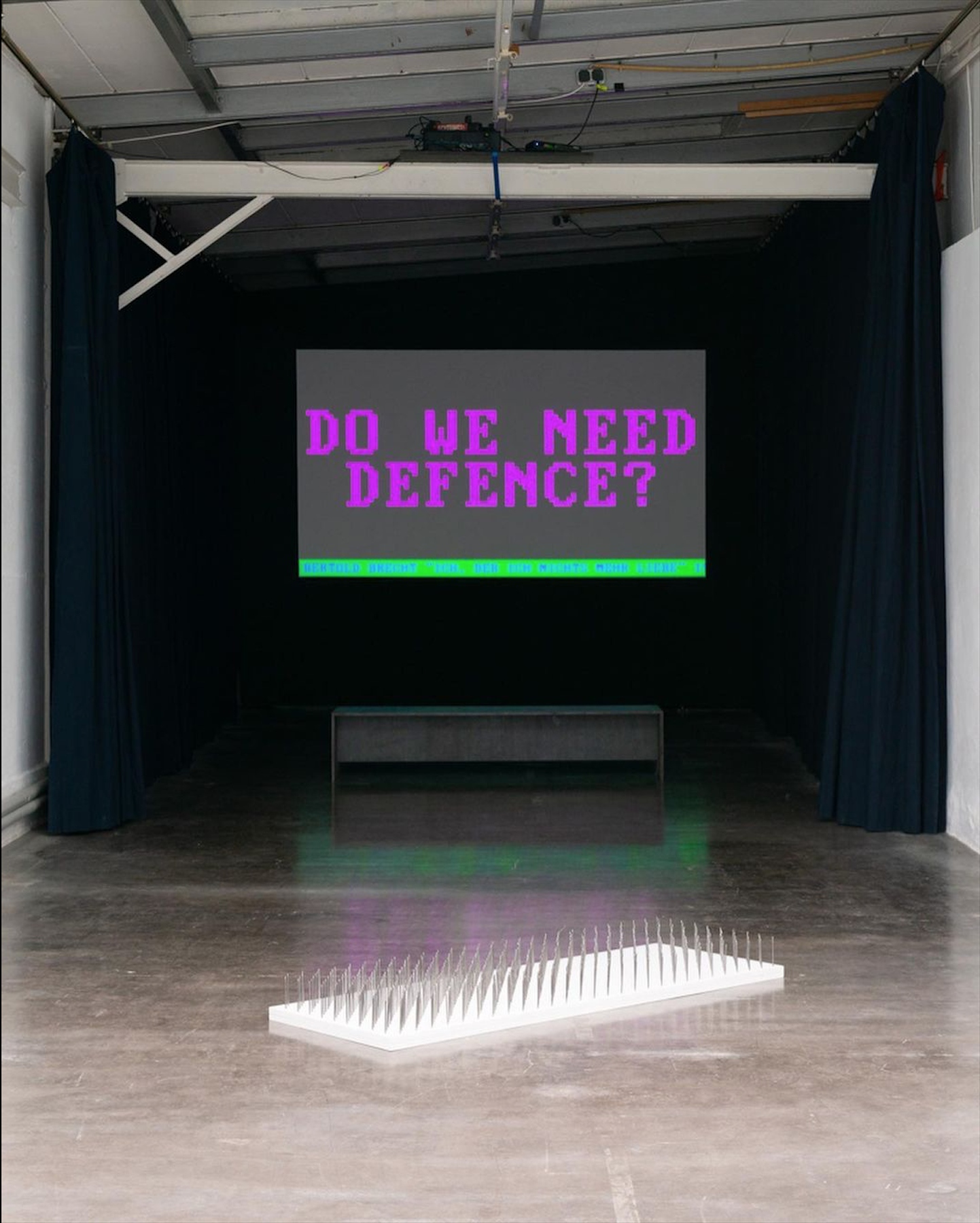 Defence. What do you do with your anger? @Lothringer13 Halle (Munich) during the exhibition “I did not see it coming” curated by Liza Britzger