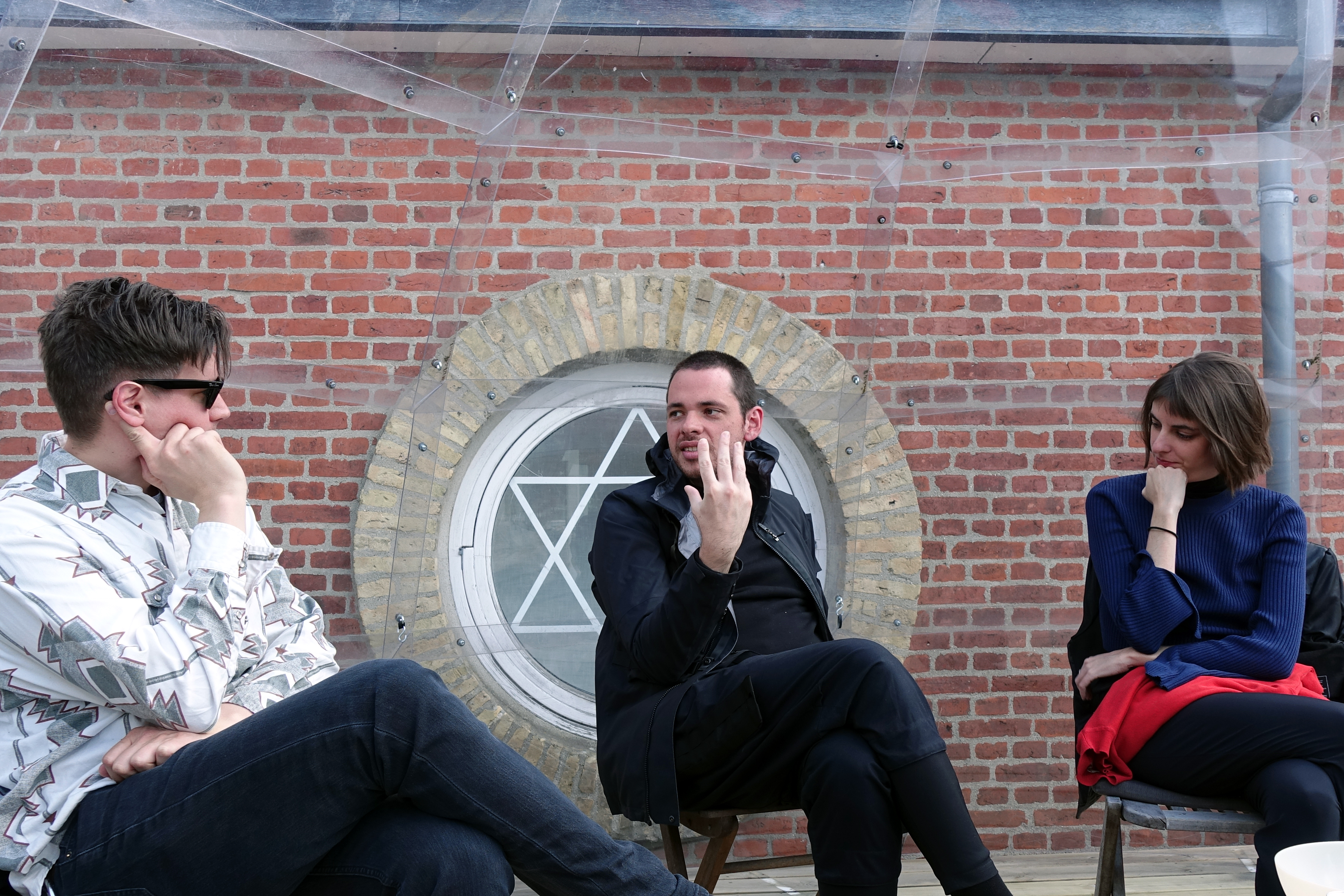 Documentation of workshop with Luiza Crosman and Pedro Moraes at the Aalborg Aquavit factory, Cloud City Spritten, Aalborg, Denmark, 2019. (photocredit: Rikke Ehlers Nilsson)