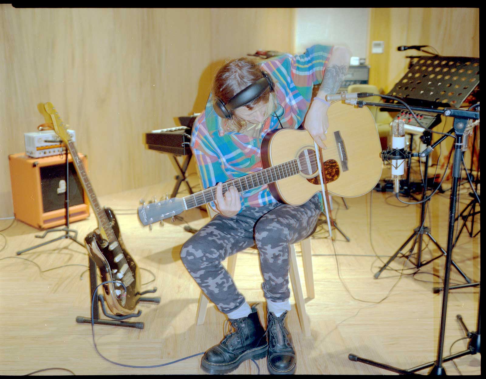 Recording in Hong Kong, 2017.