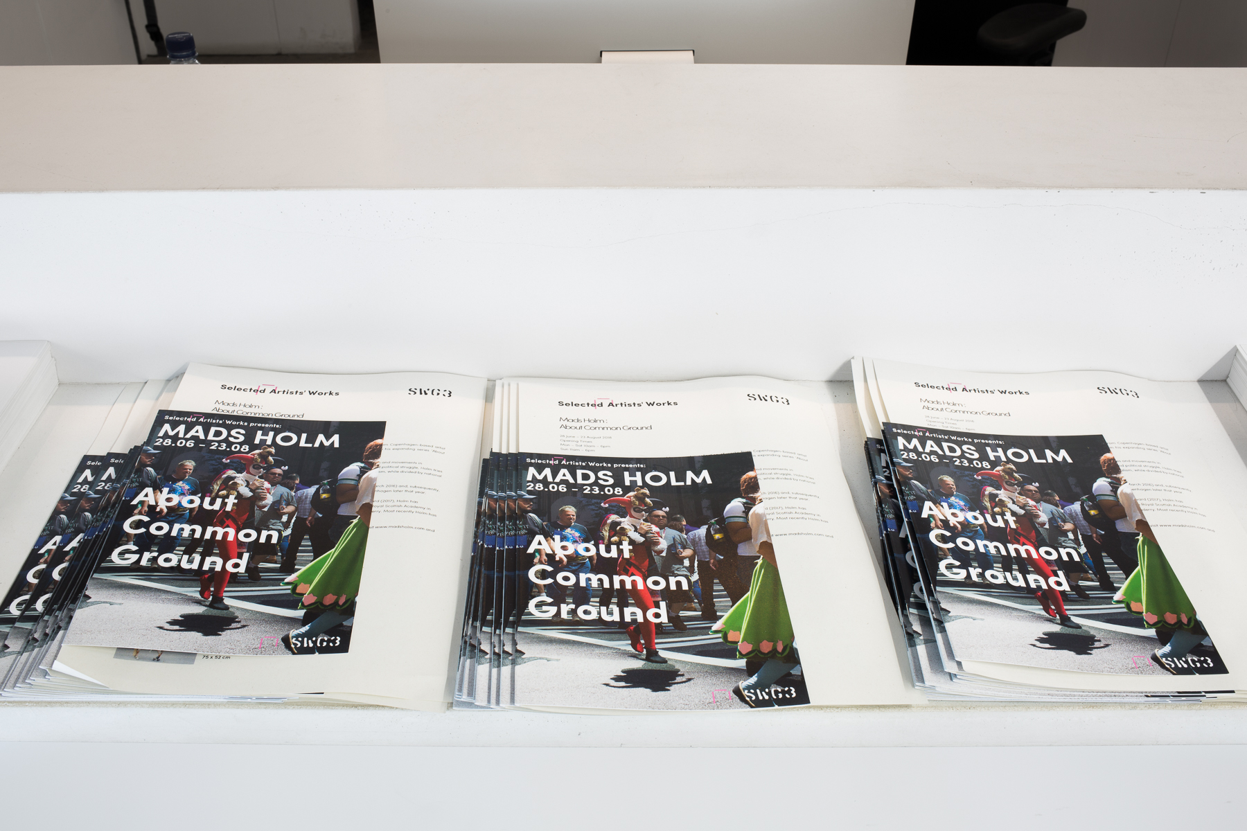 About Common Ground, solo exhibition, SWG3, Glasgow (UK) 28 Jun - 23 Aug 2018