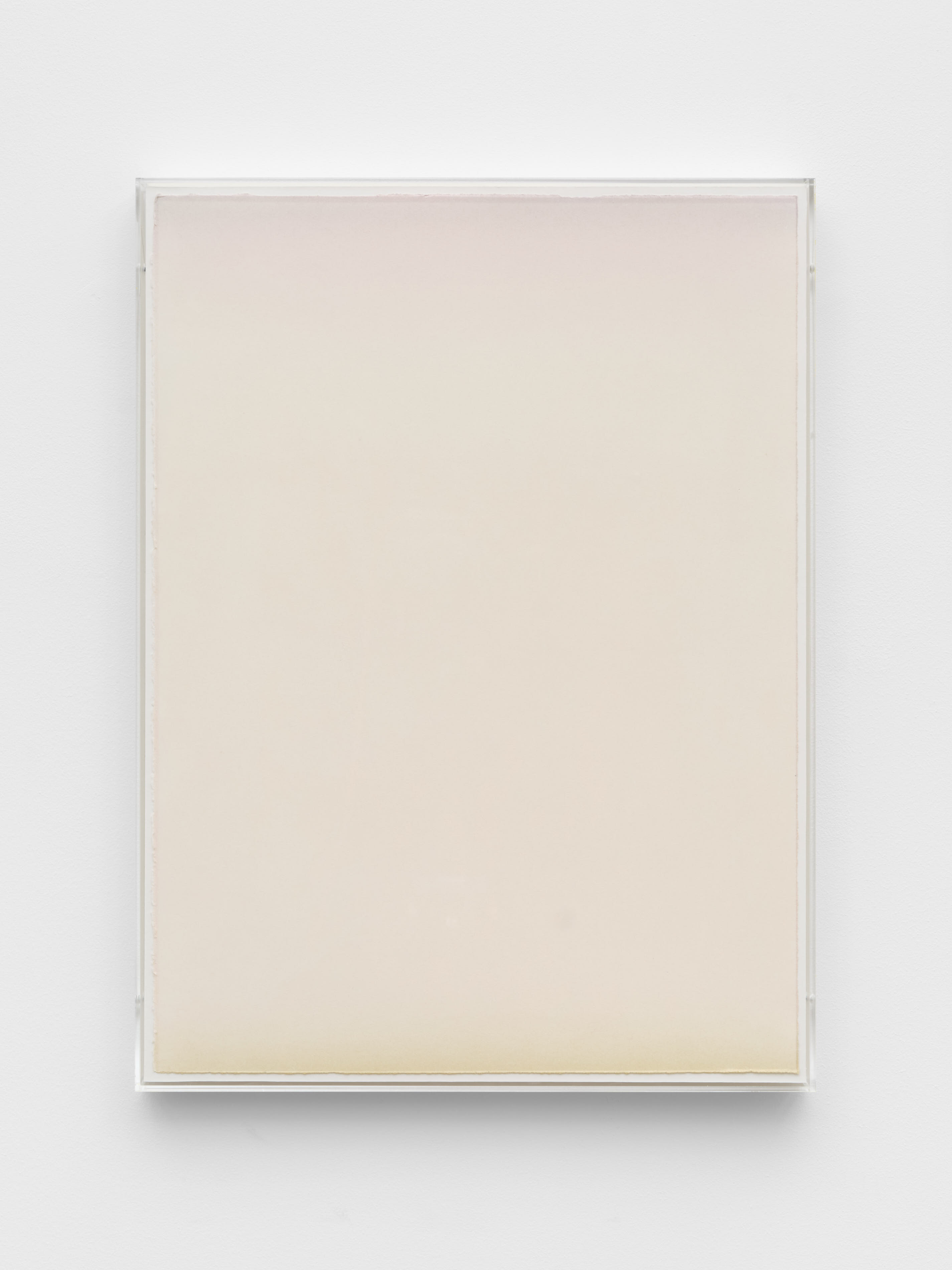 The wind picked up the dust III, 2025 Pigment on paper mounted on acrylic tray50 x 37 cm