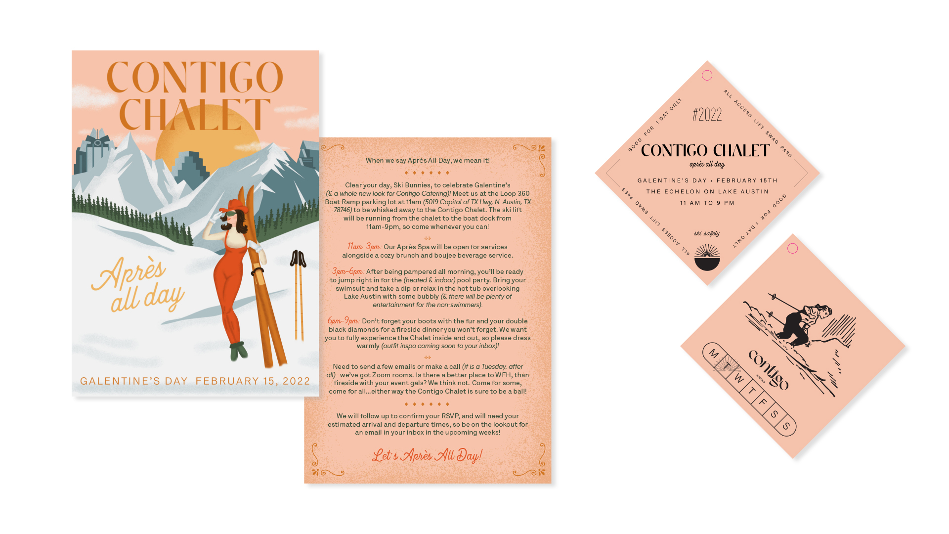 Invite and Lift-Style Event Ticket