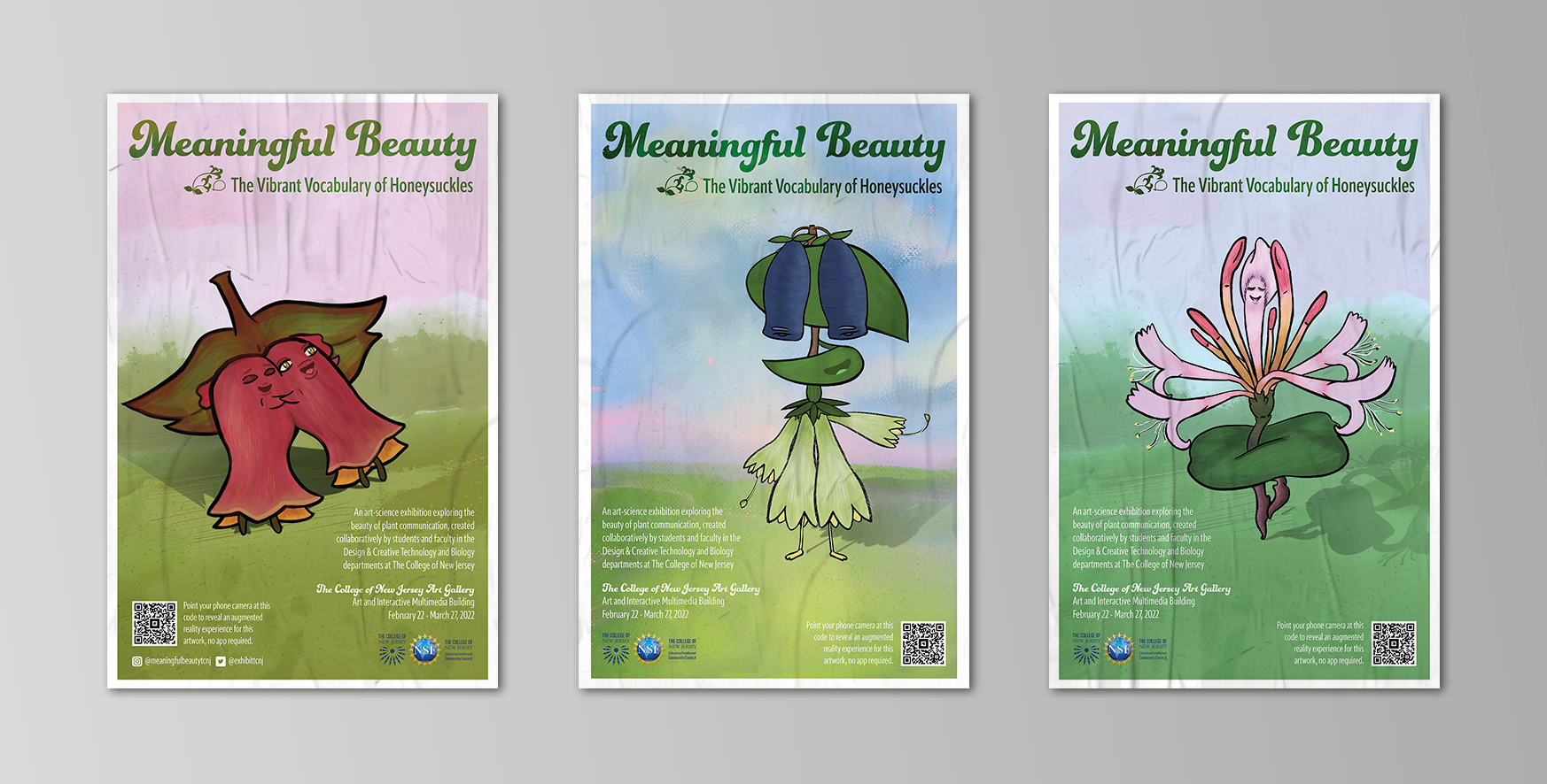 Promotional posters, designed in Adobe Photoshop; character artwork by Jamil Marshall; logo and background art by Stephannie Sippaque