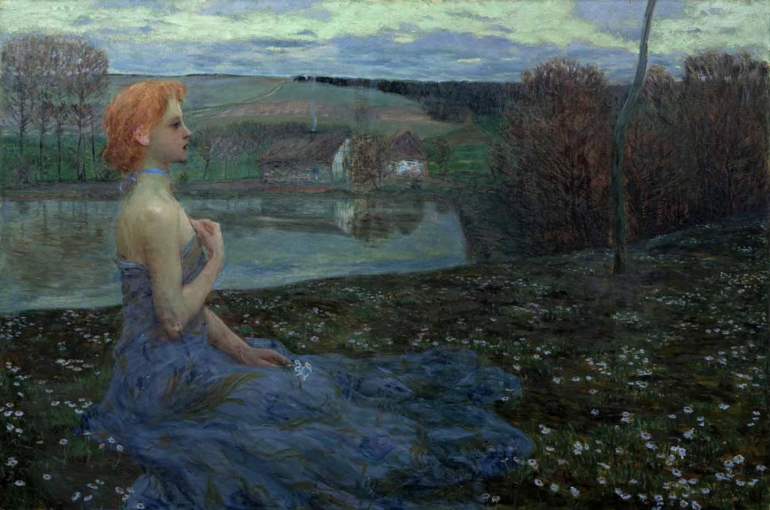 Antonín Hudeček, Jaro, 1900, olej na plátně, Foto: Artplus