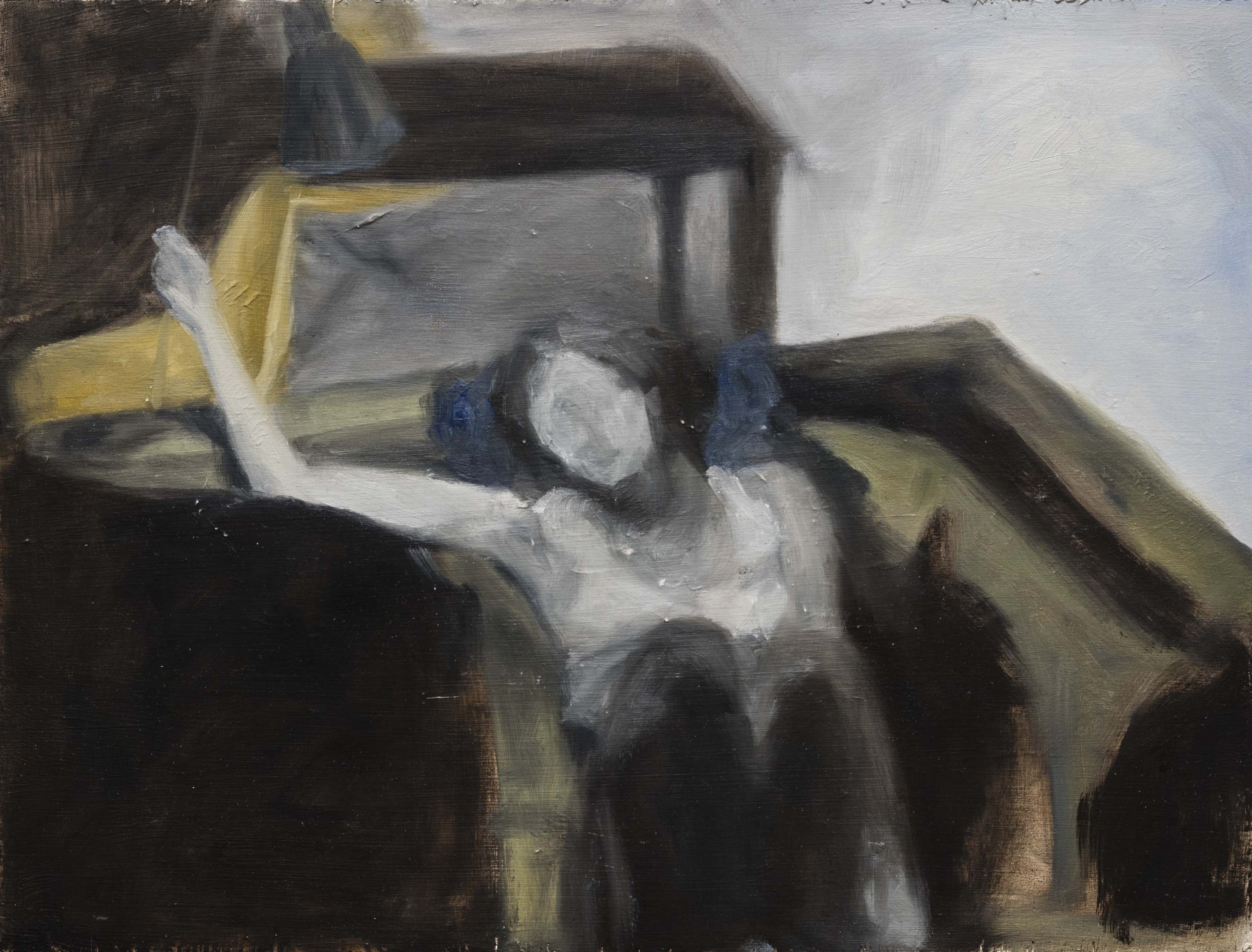 Living Room. 2016. oil on wood. 8x12 inches. 20x31 cm.