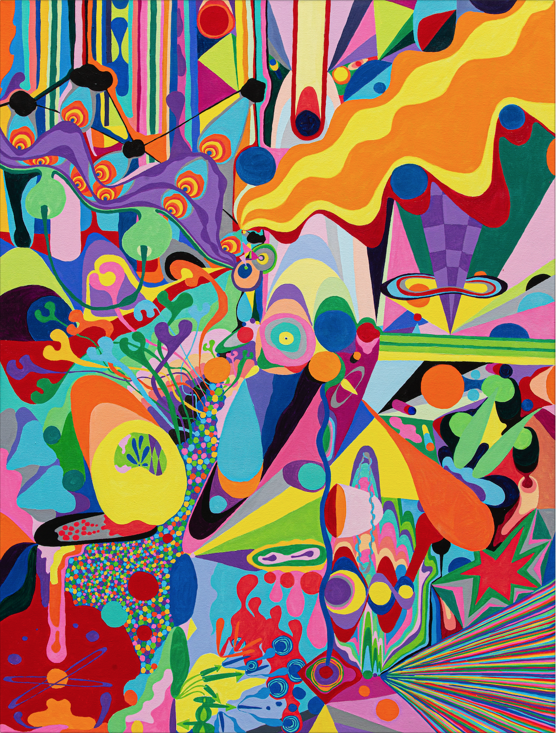 Portal, acrylic on canvas, 101 x 127 cm