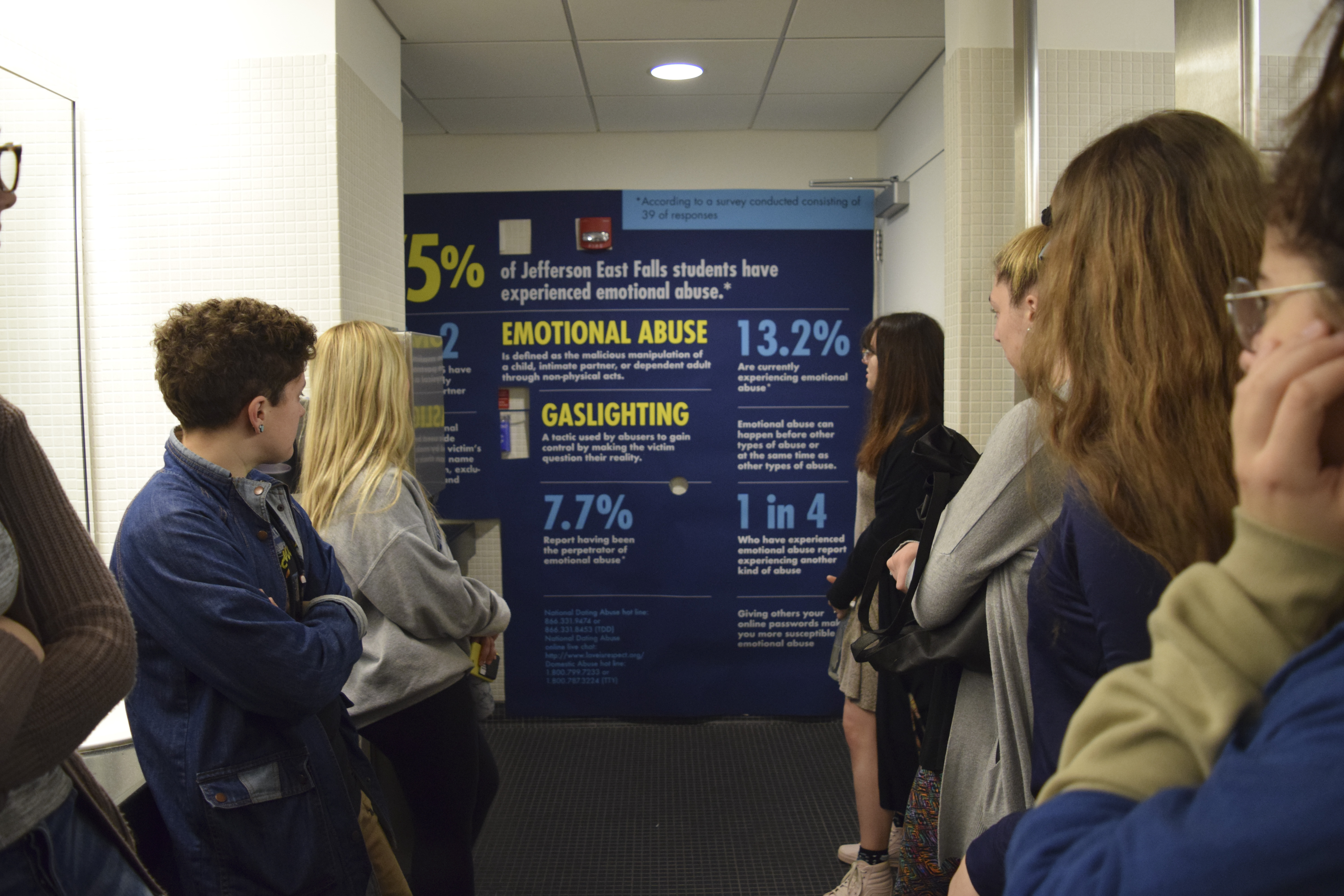 Skylar Penros, Infographic on Gaslighting in Ladies Room