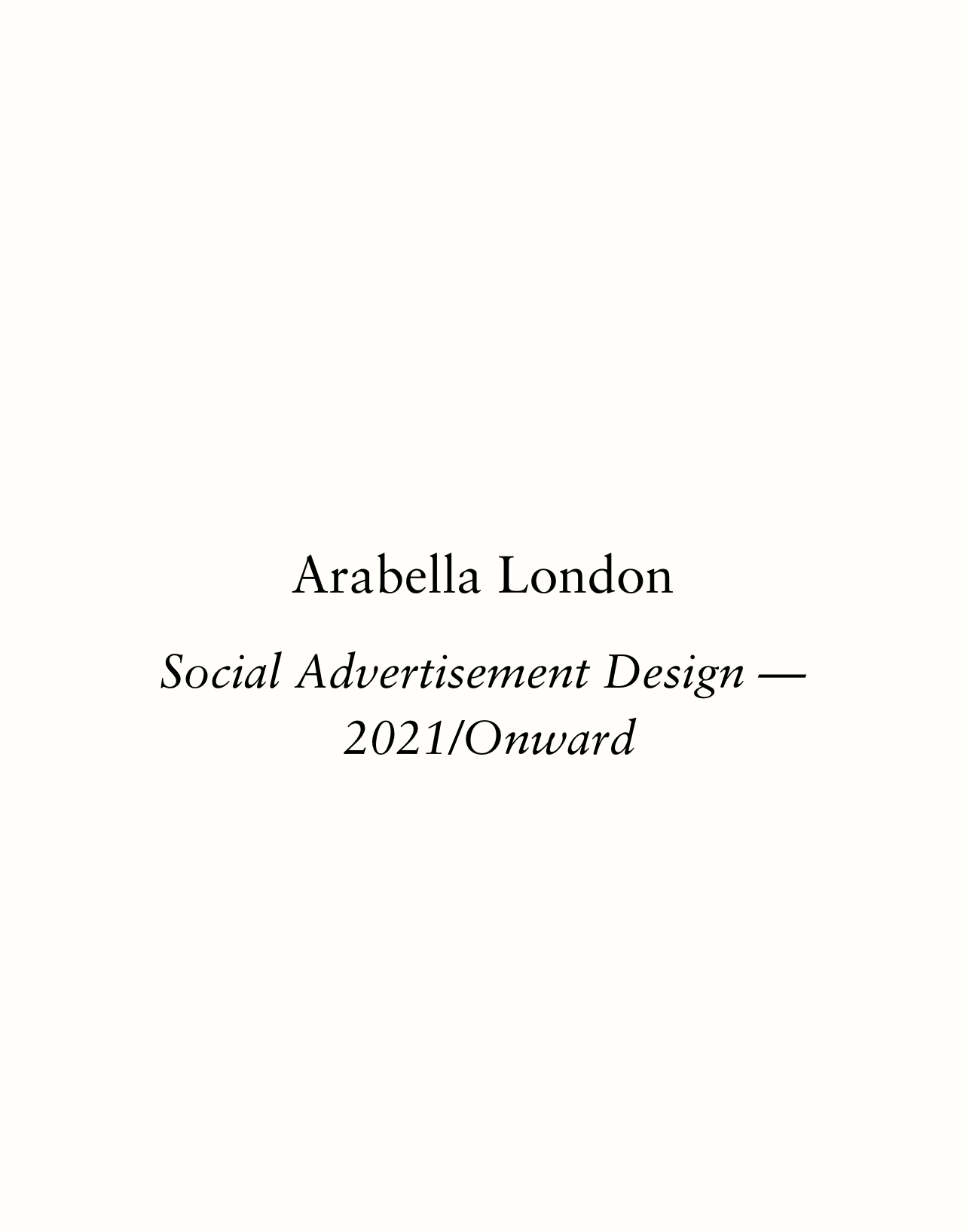 Somewhere Still_Arabella London