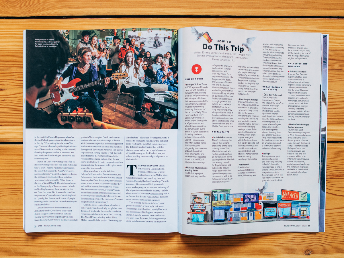 AFAR (US) / Berlin the Capital of Empathy Cover Story / March April 2020