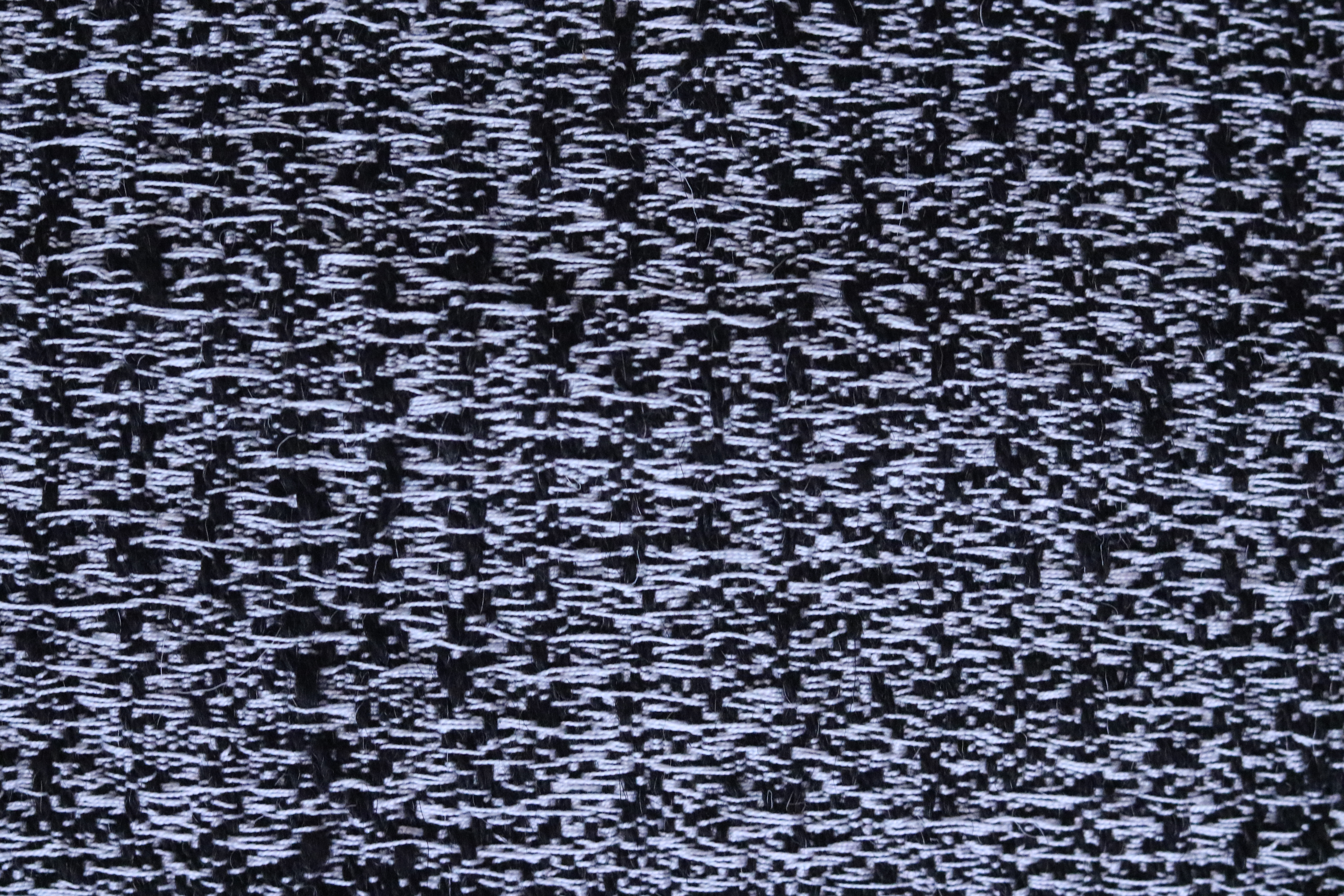 Gull on Black Sand, jacquard woven, wool and cotton (detail)