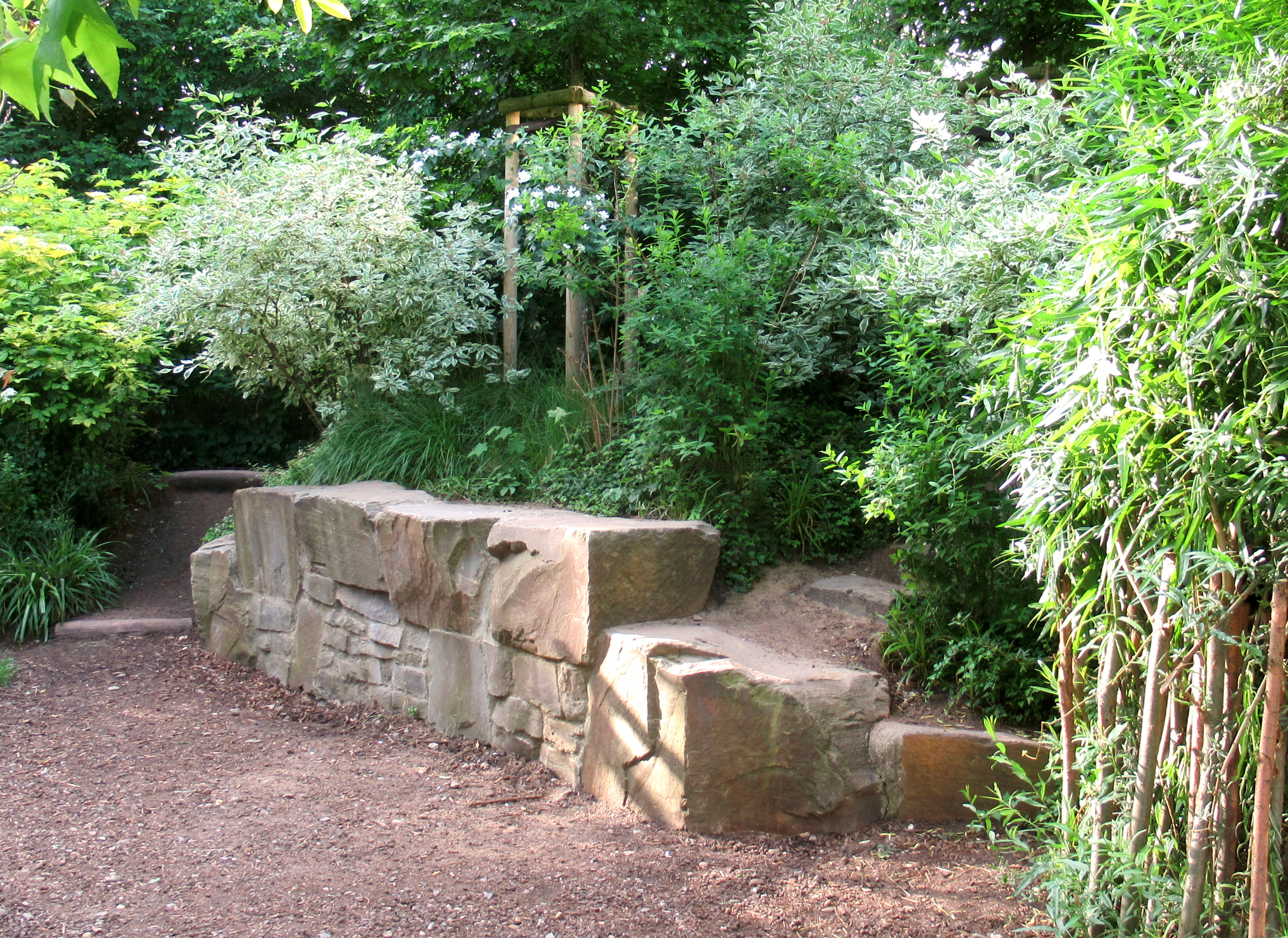 Erfahrungsgarten Kita Westhäkchen Sprungfelsen