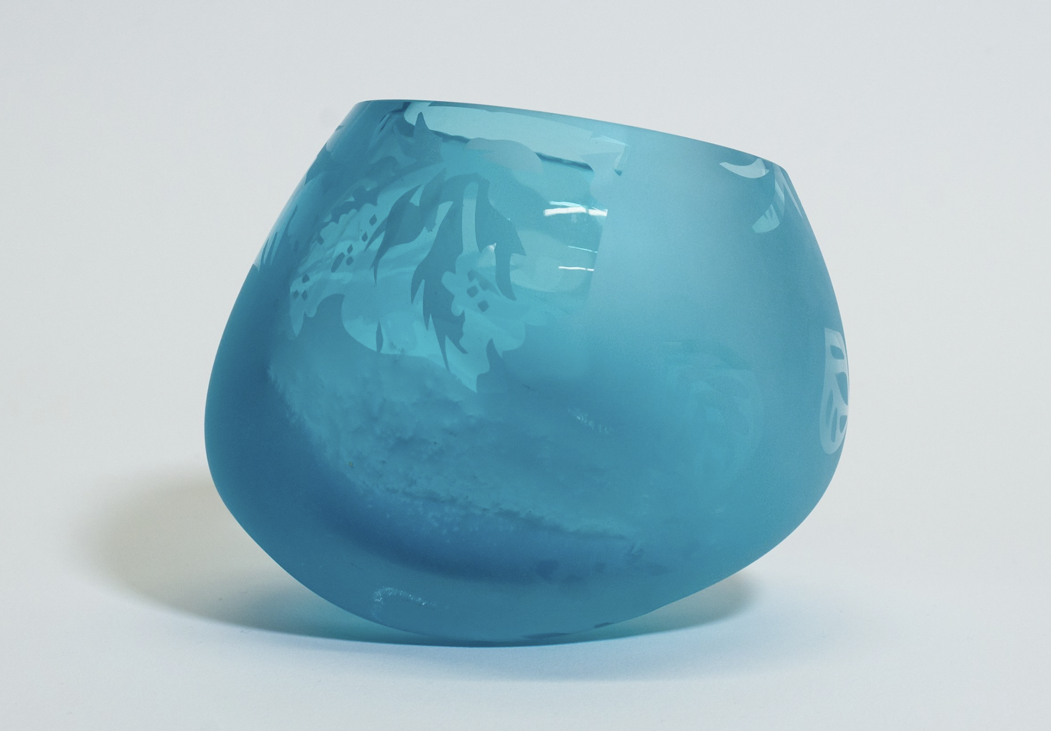 Untitled. Structural mold blown glass. 6.5" by 6" by 6".