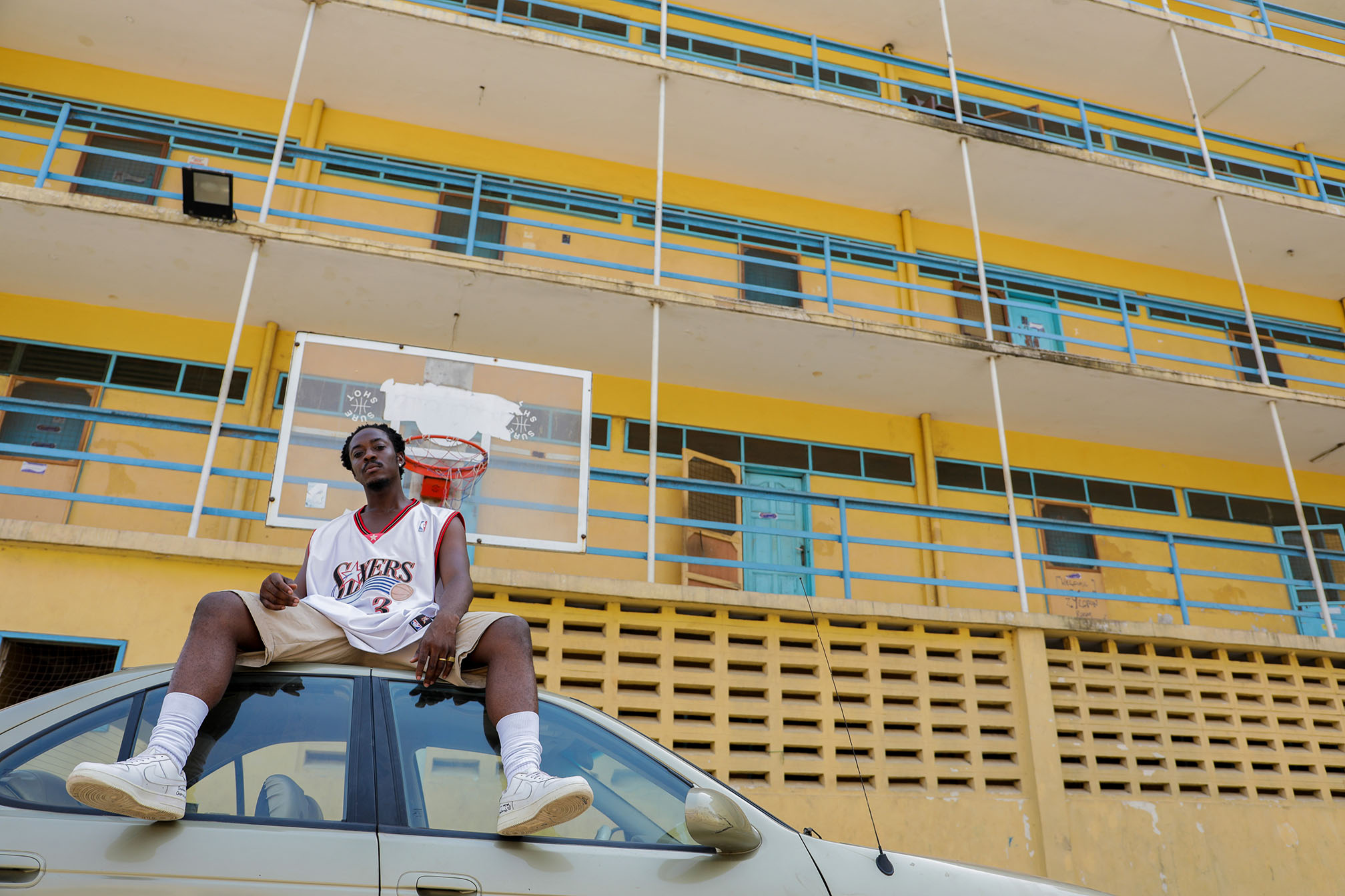 Kantabeast - A Kantabeast is a mostly derogatory slang word for someone, usually a man, who sets trends in fashion by wearing second hand items, particularly streetwear, for the purpose of making a social statement, Accra, 12.01.2019