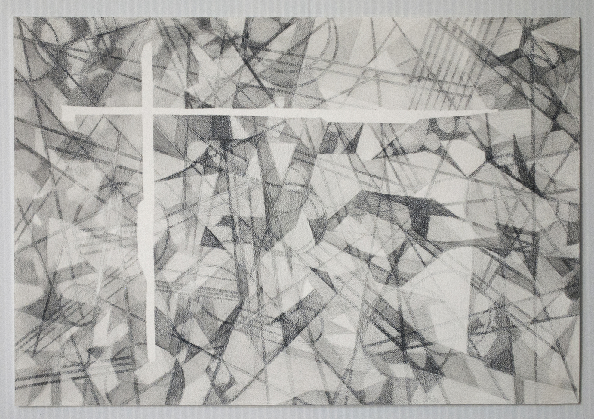 grey mark  Graphite on paper  2015 - 9 x 13