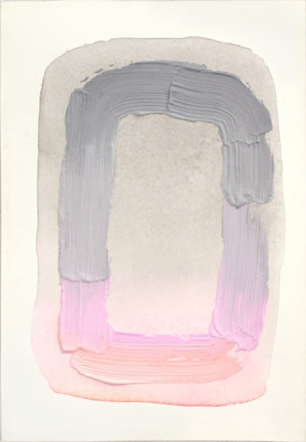 untitled, oil, watercolor and acrylic on paper, 26 x 18 cm, 2019