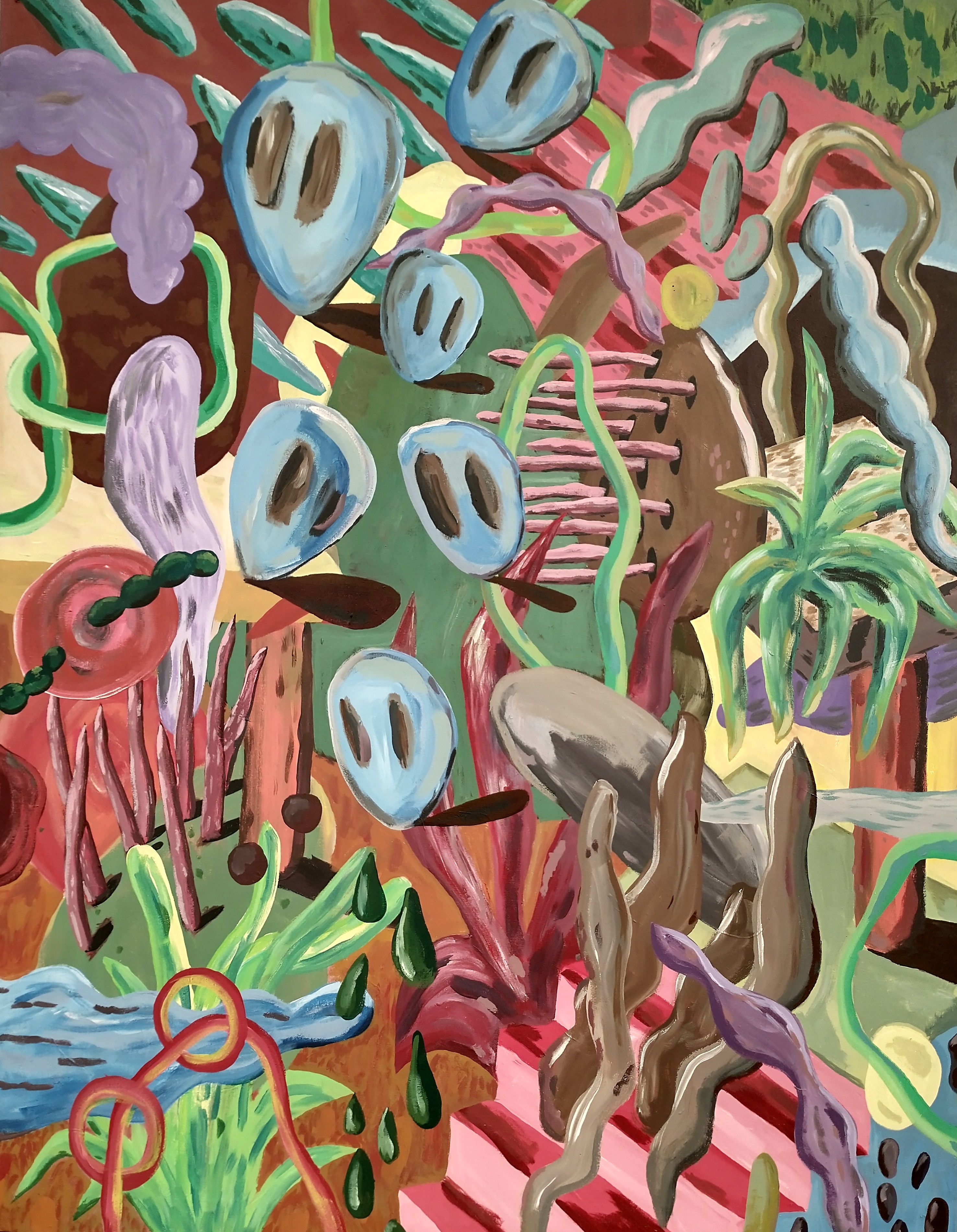 Causes III. Acrílico sobre lienzo. 115CM X 90CM. 2023