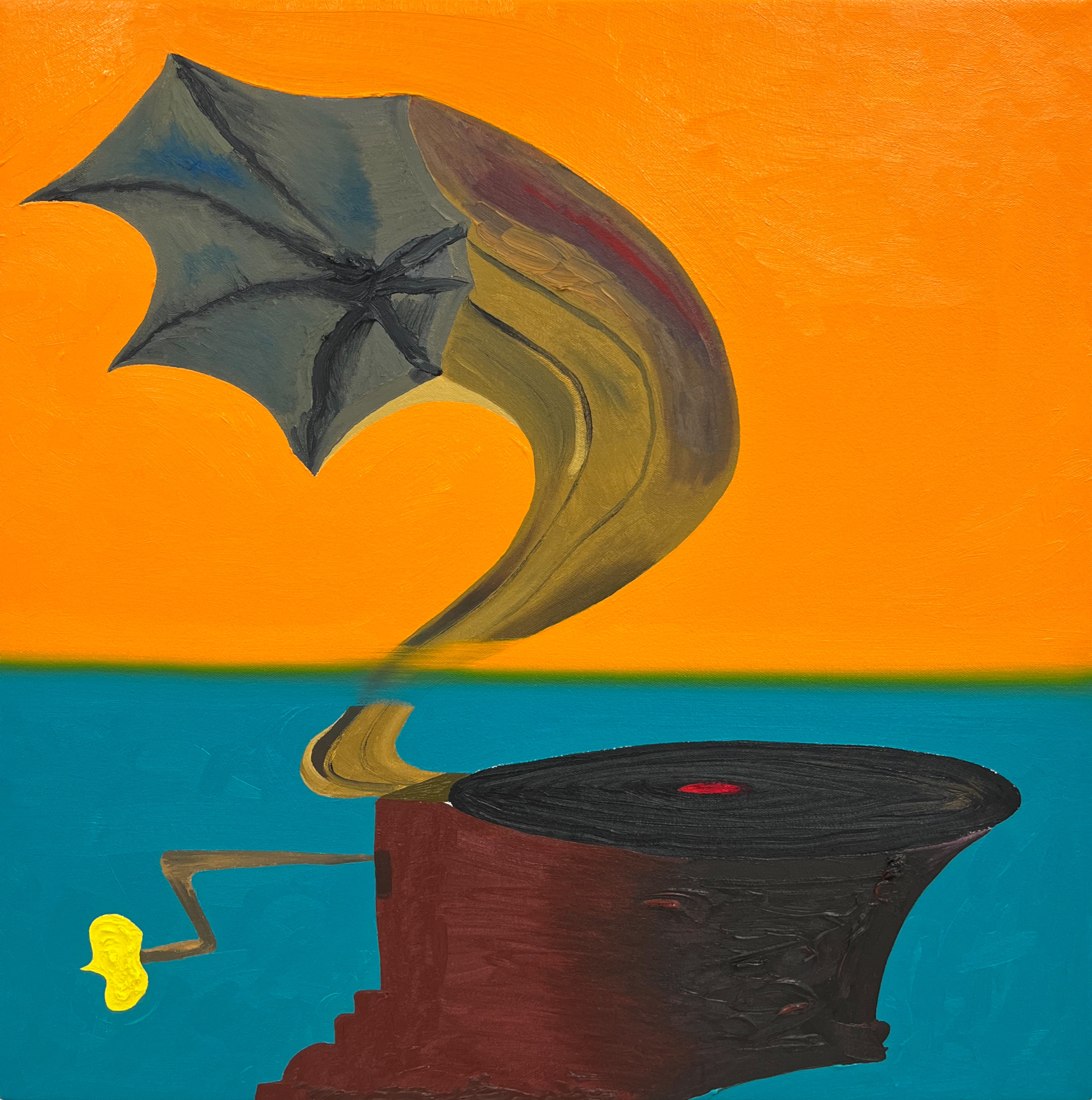 Soledad de la sangre, oil on canvas, 2022