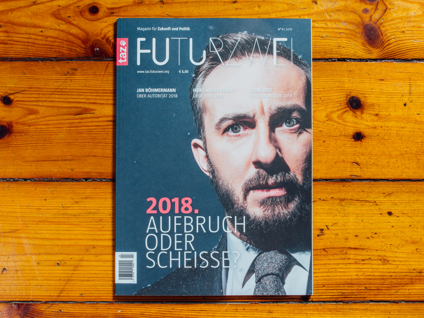 taz.futurzwei / Jan B&ouml;hmermann Portrait / M&auml;rz 2018