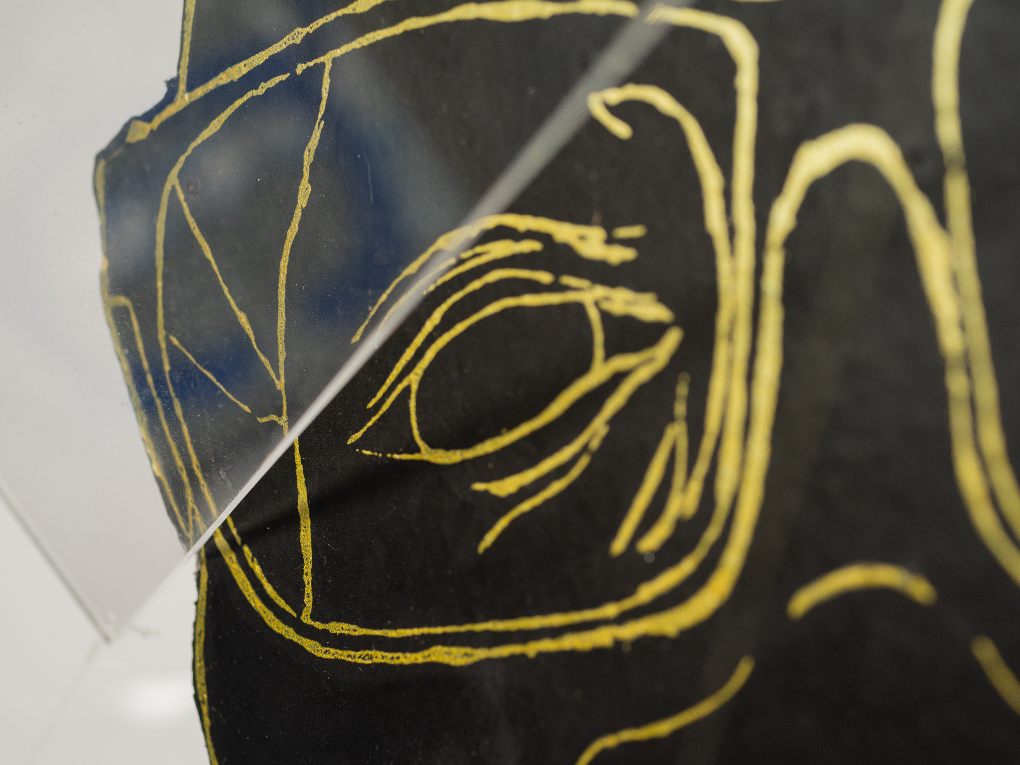 Life Defined By A Construct • Silk screen print, acrylic sheets, clear cord, metal enclosure • 20 x 6 x 20 in • 2021