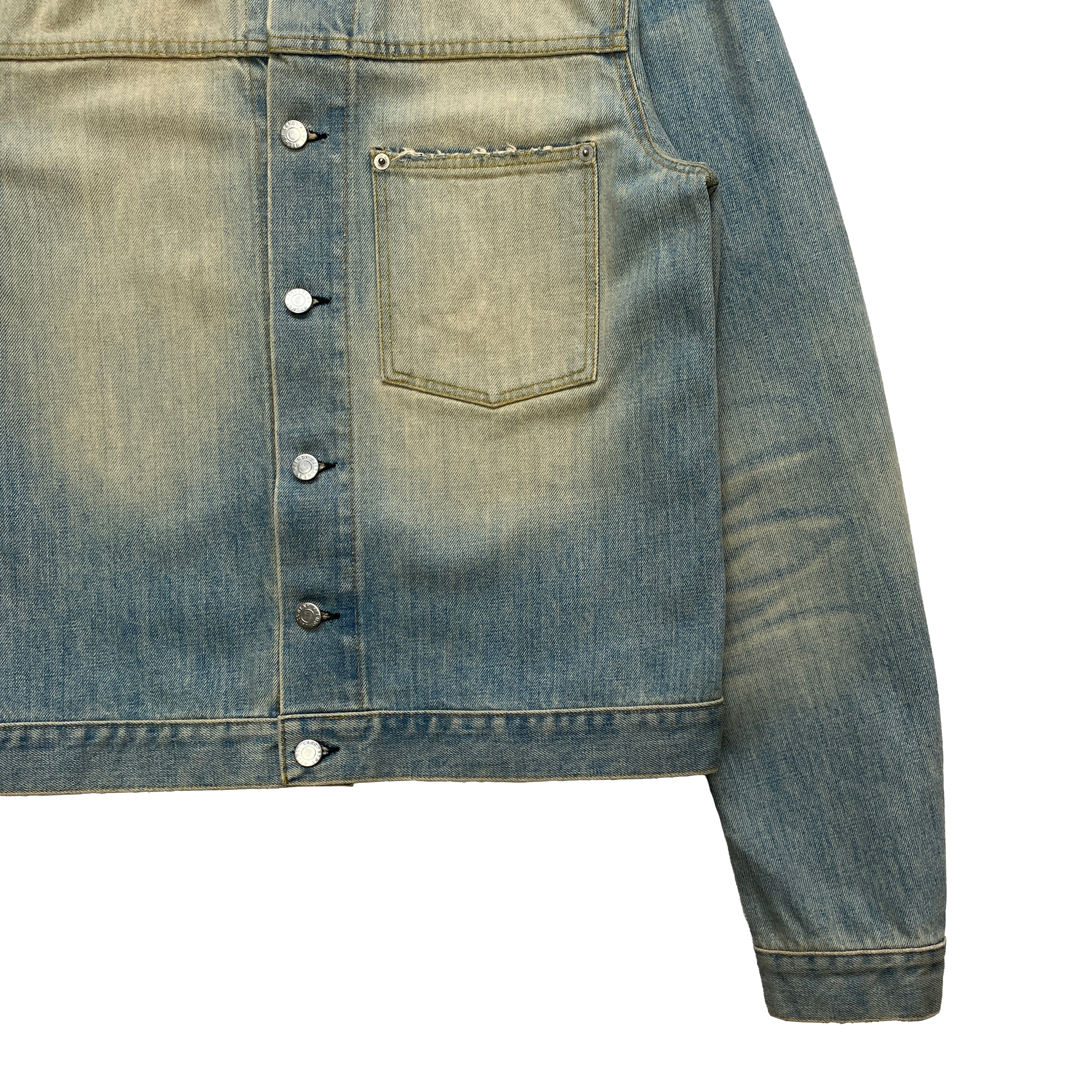 驚きの価格 【未使用品】HELMUT LANG SANDED DENIM ジャケット 本人期