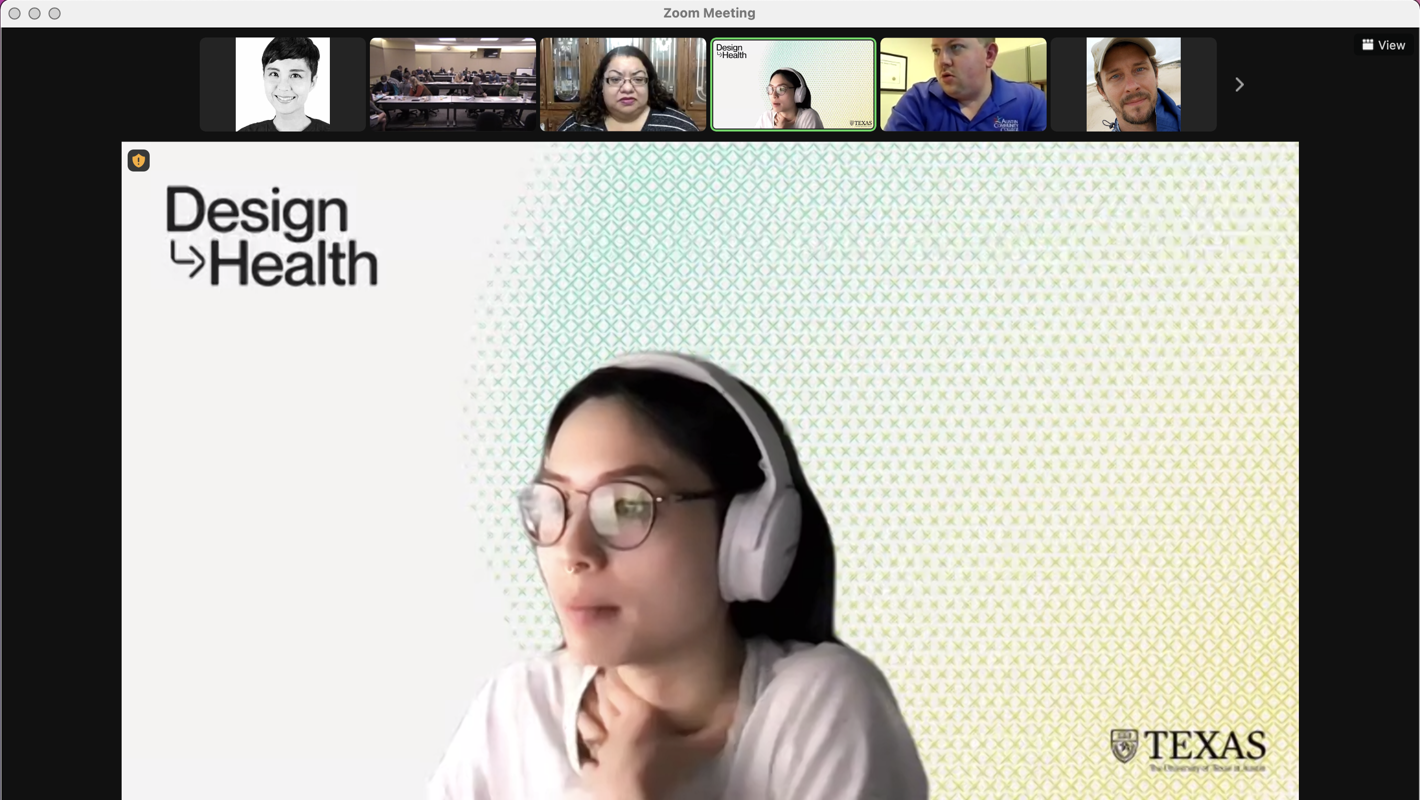 Facilitating a modified version of the same activity online for those who joined virtually via Zoom