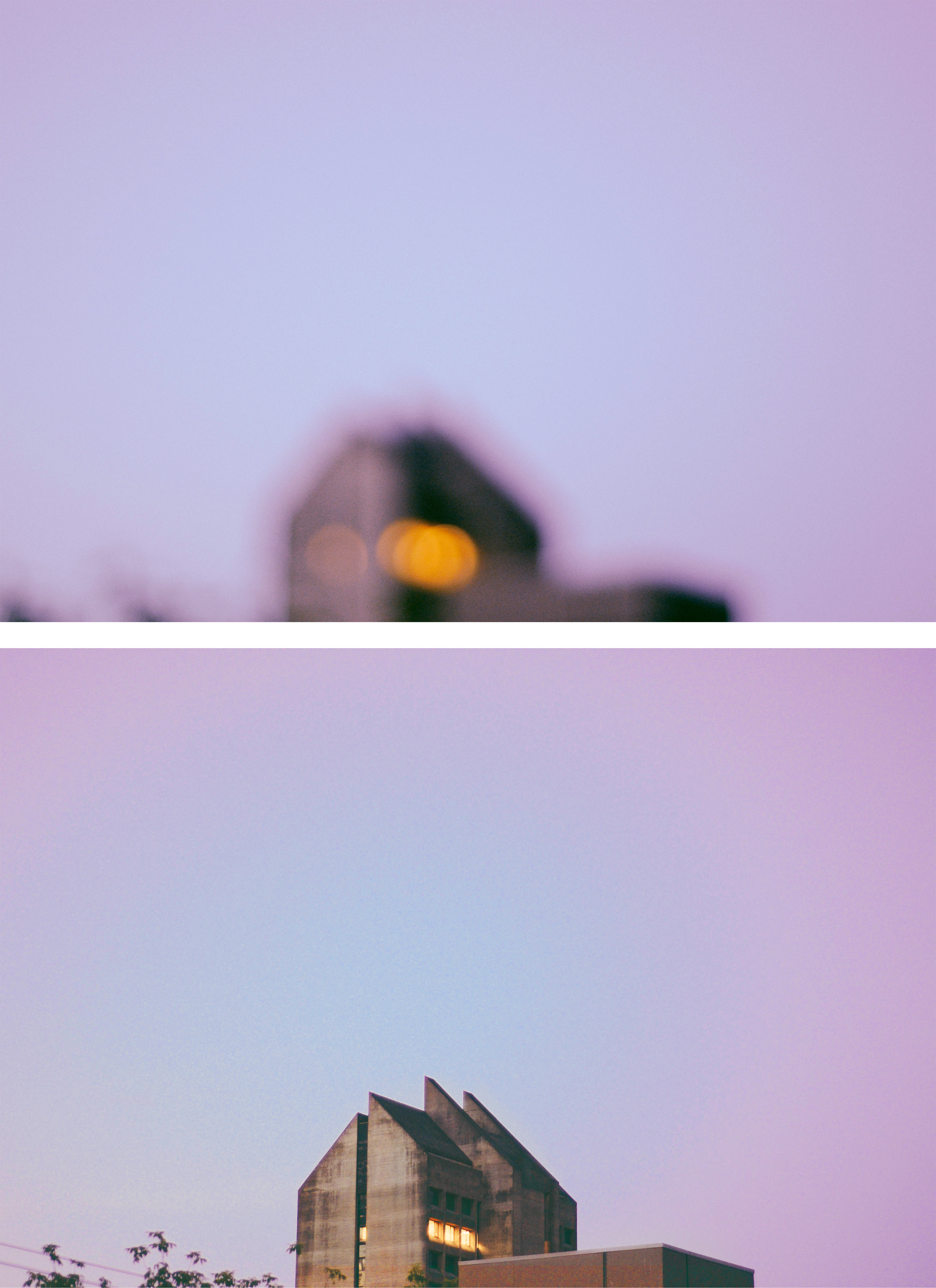 [liminal view]: an ongoing photography series about visitng new locales and the familiarity and distance felt simultaneously when looking out at a foreign view - Brutalism on Broadway, Vancouver