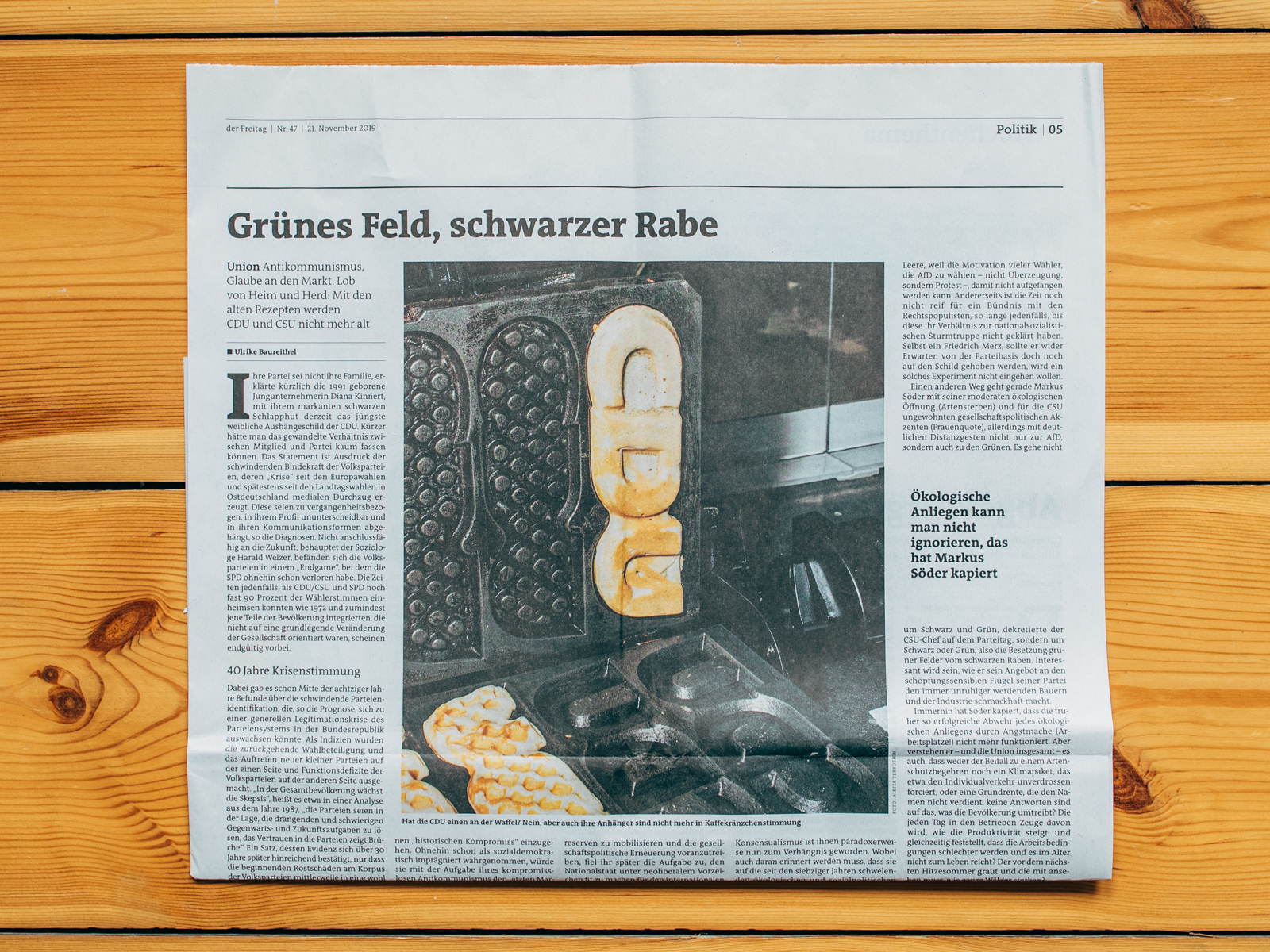 Der FREITAG / CDU Waffeln / Nr. 47, November 2019