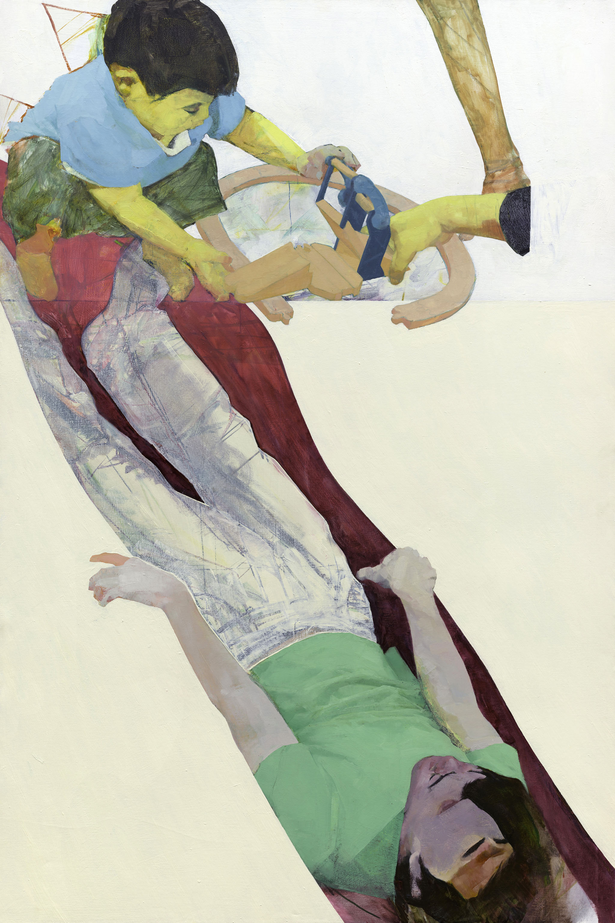 Split 72x48 oil on canvas 2008