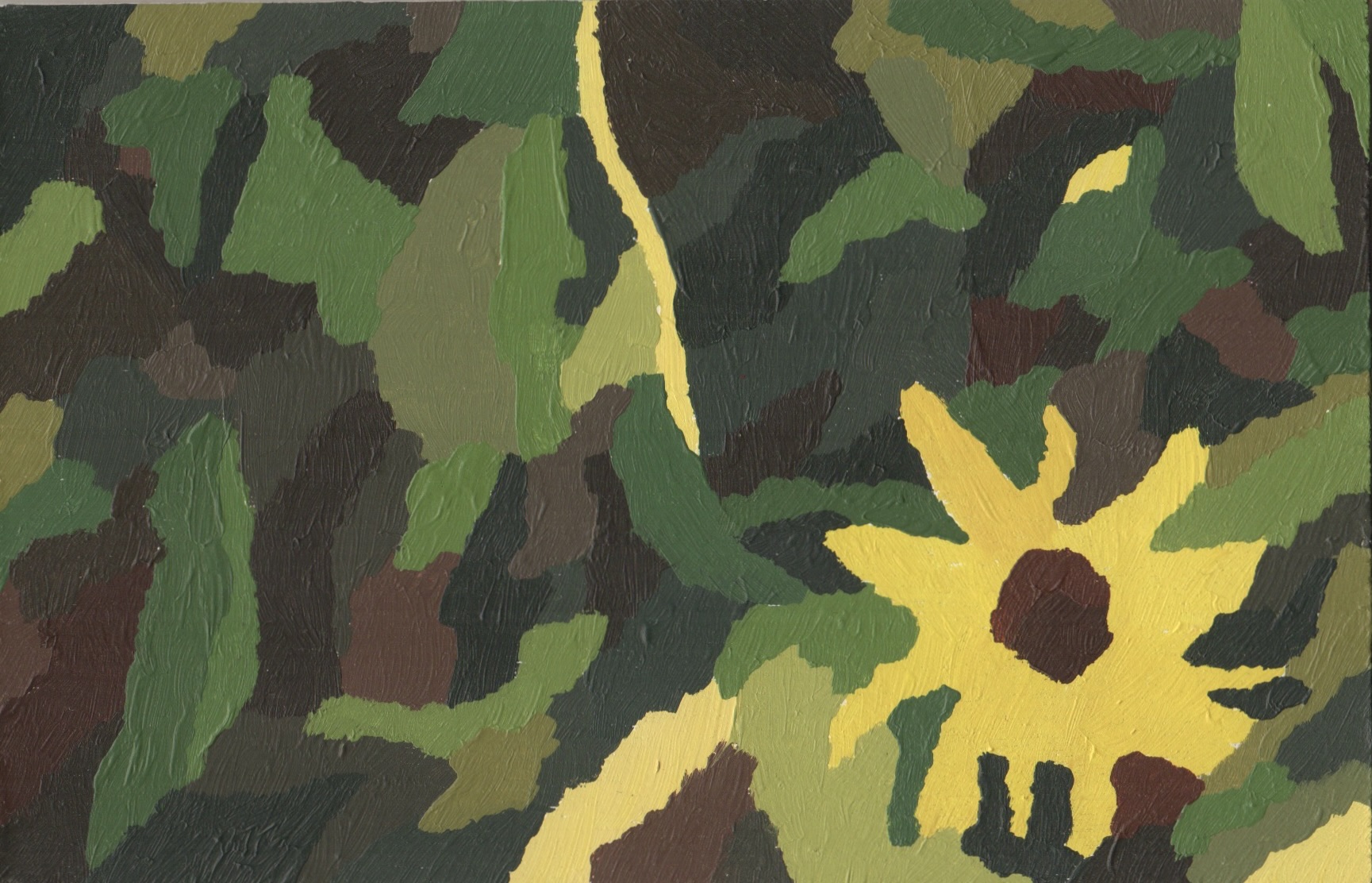 At the end of the summer, acrylic on board