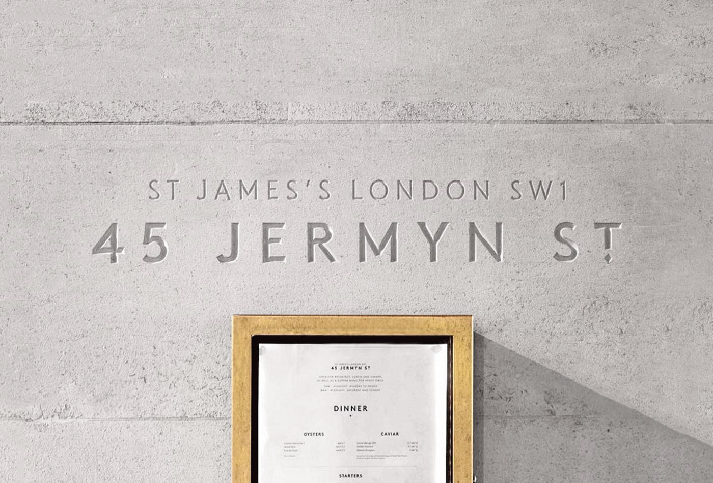 45 JERMYN ST. ︎︎︎  
