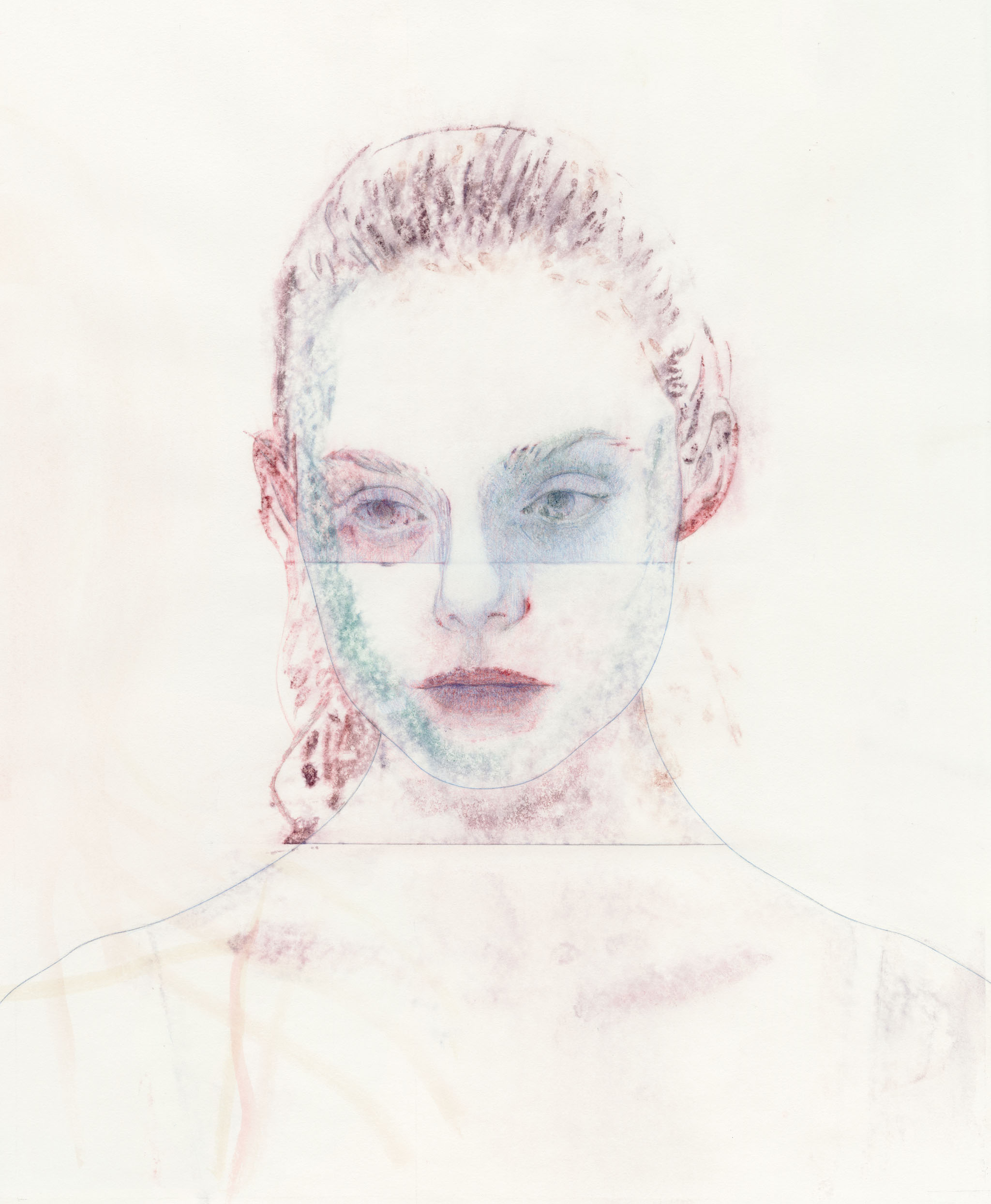 Jesse 17x14 colored pencil, graphite and watercolor on paper 2018