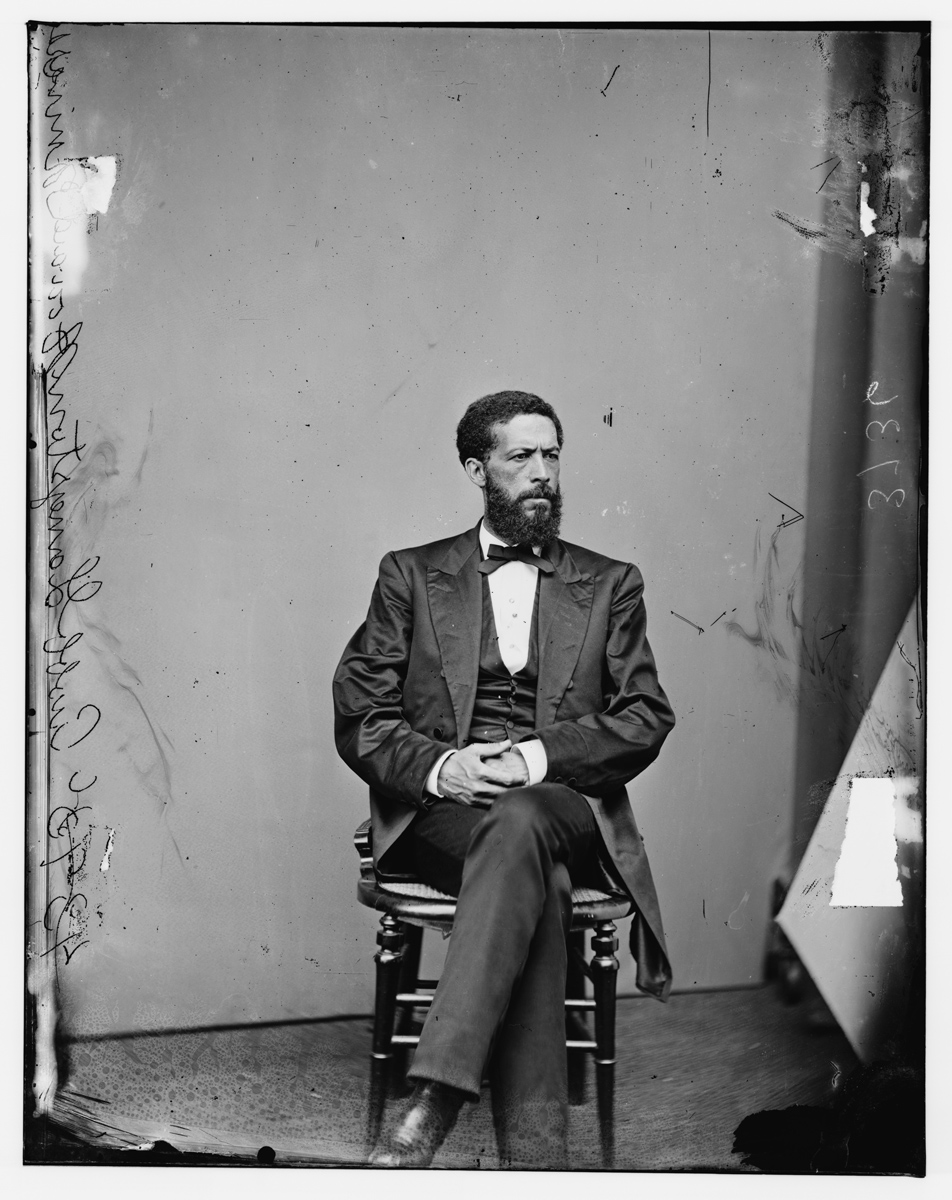 John Mercer Langston co-founded the National Equal Rights League that lobbied for Black voting rights both before and after emancipation. Courtesy of Library of Congress.