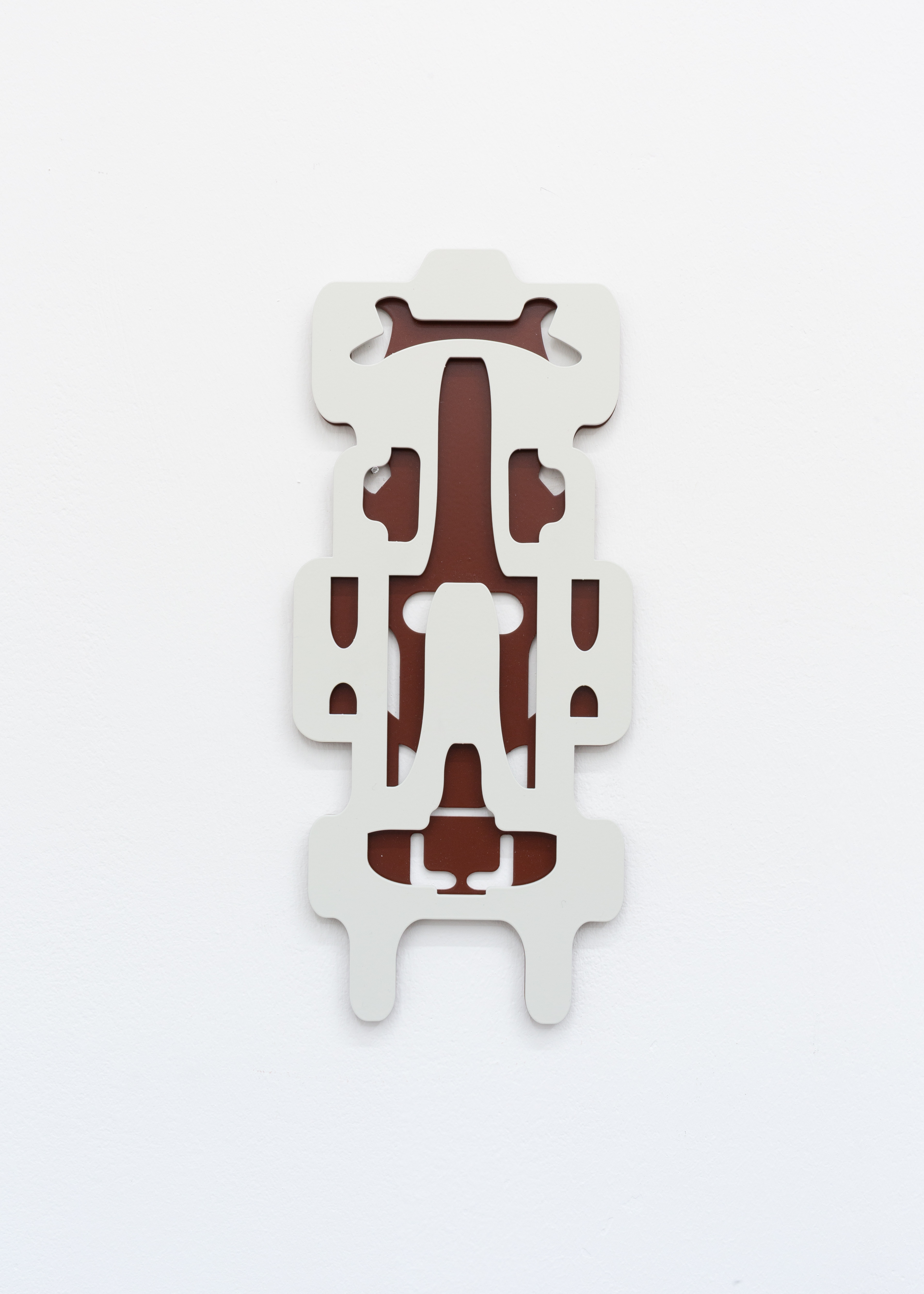 Amba Sayal-Bennett, Lampe, 2022, Powdercoated Mild Steel, 30 x 13 x 0.6 cm, (ASB-020322)