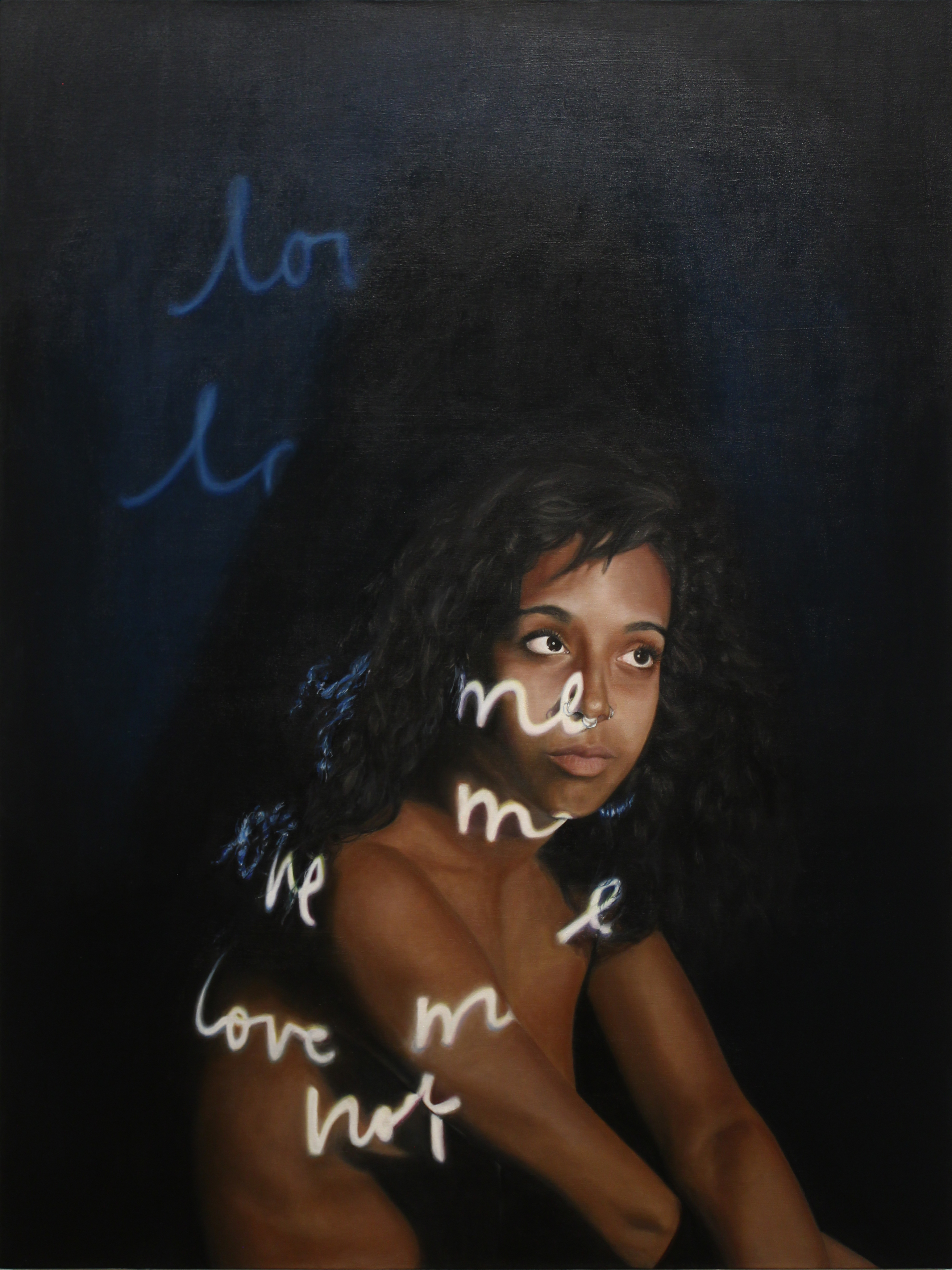 LOVE ME NOT48X36IN | OIL ON CANVASSOLD