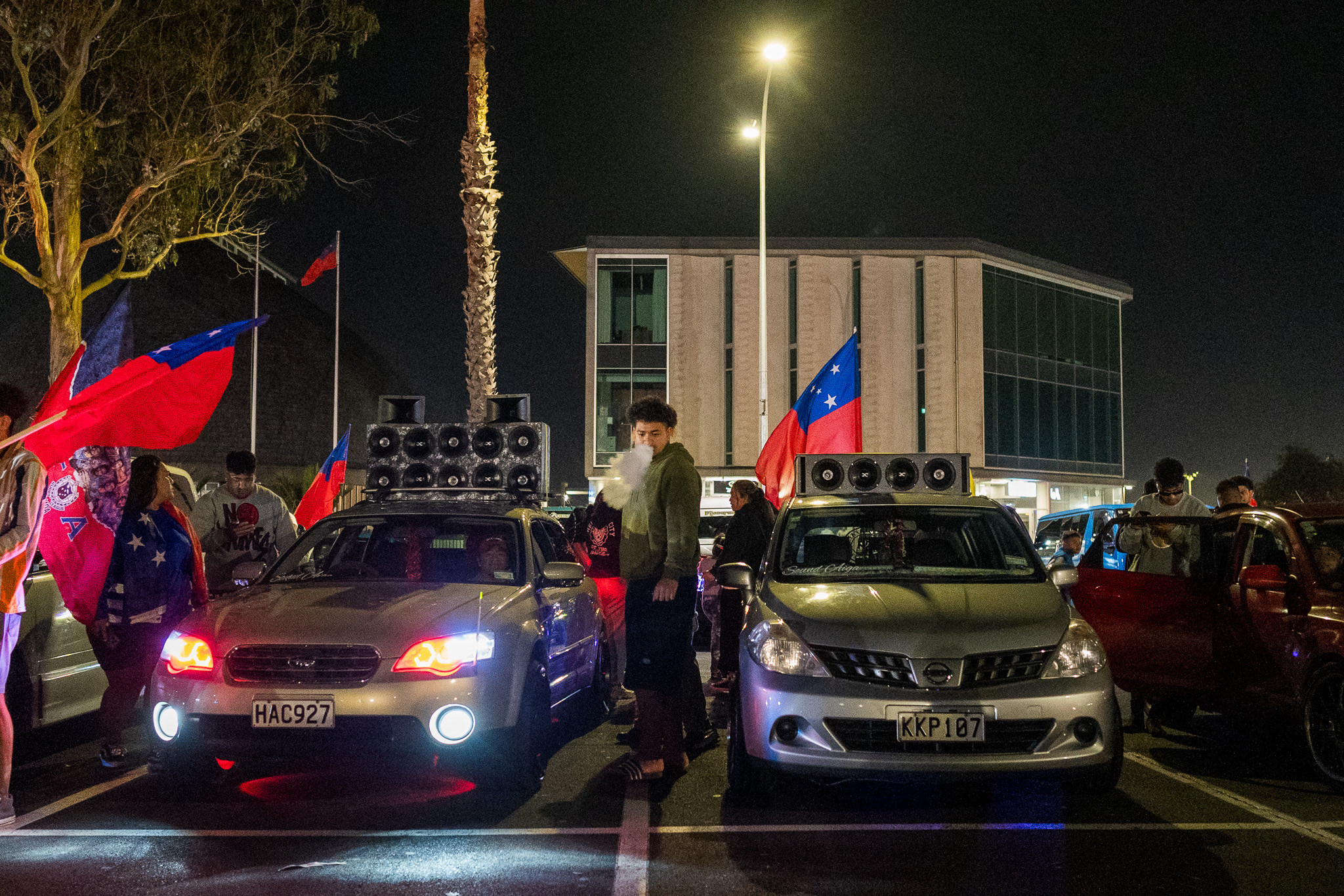 Mid boxes at Toa Samoa Parade, Oct 20 2023