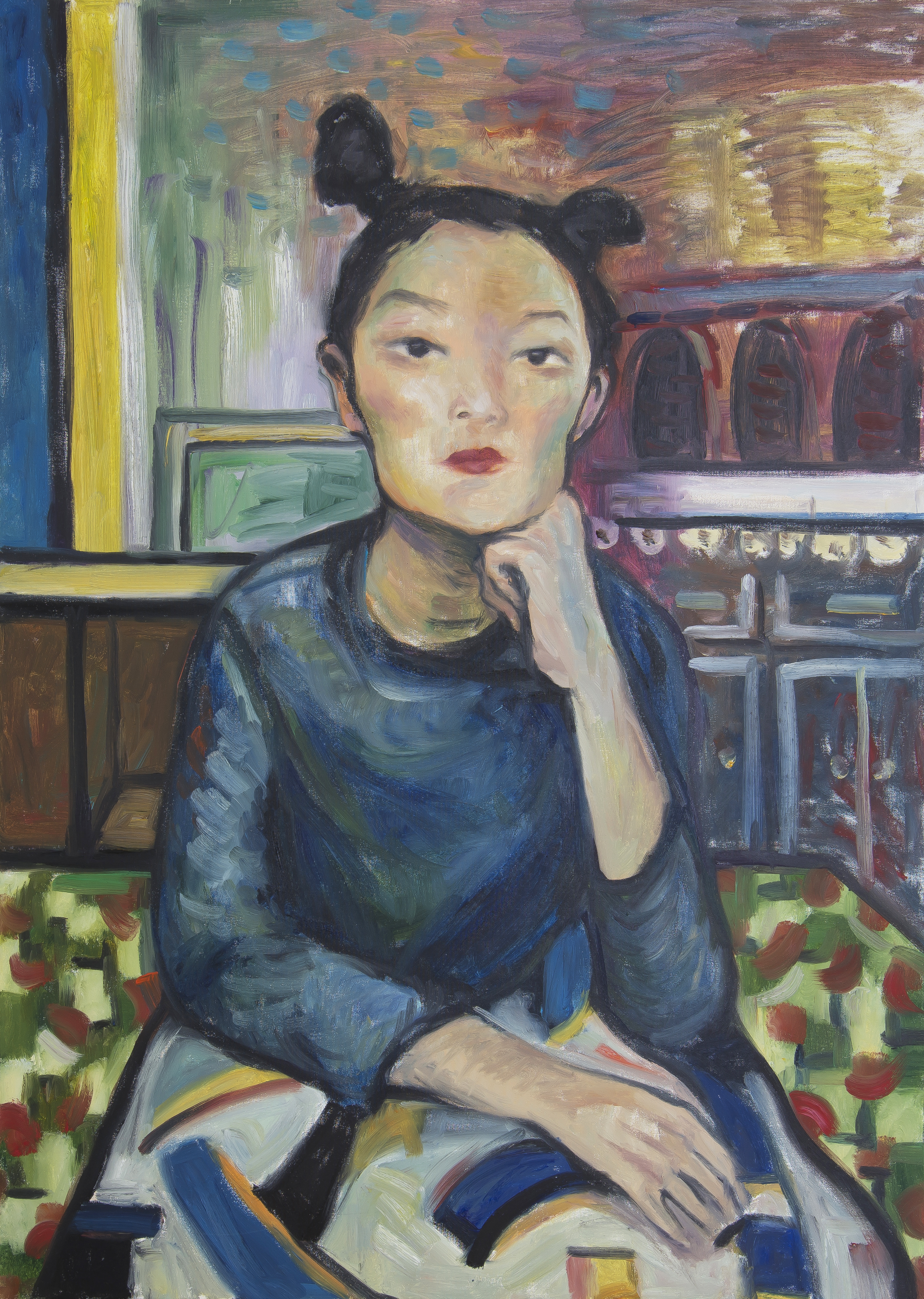 What are you looking at? 2016 50*70cm