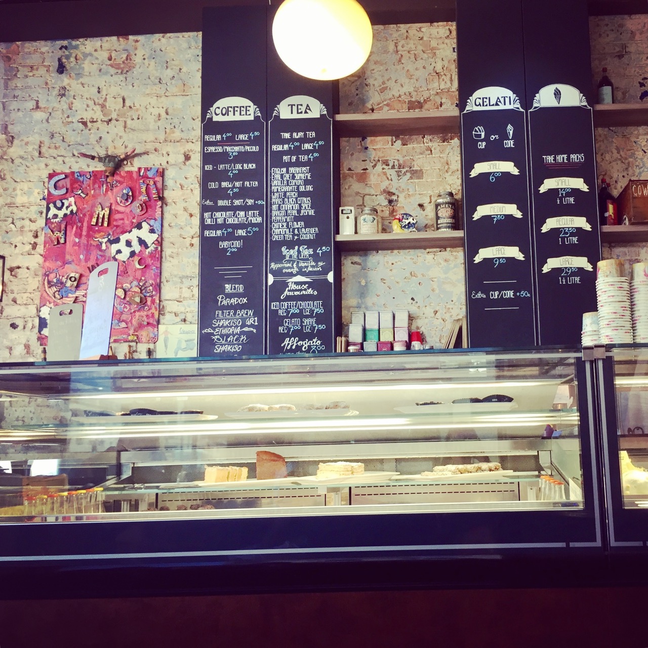 and the best ever ice cream @Cow & the Moon