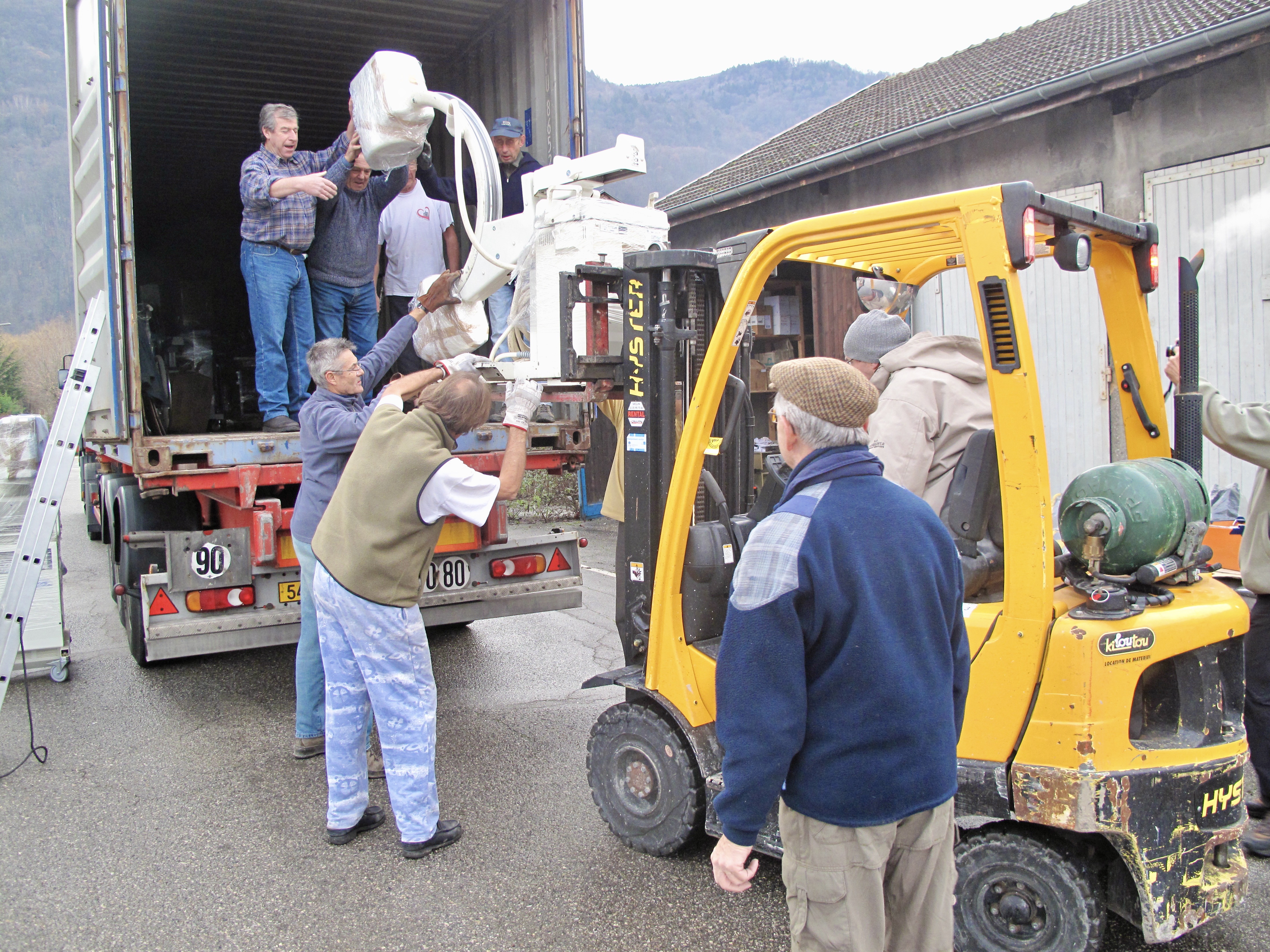 2011 chargement container