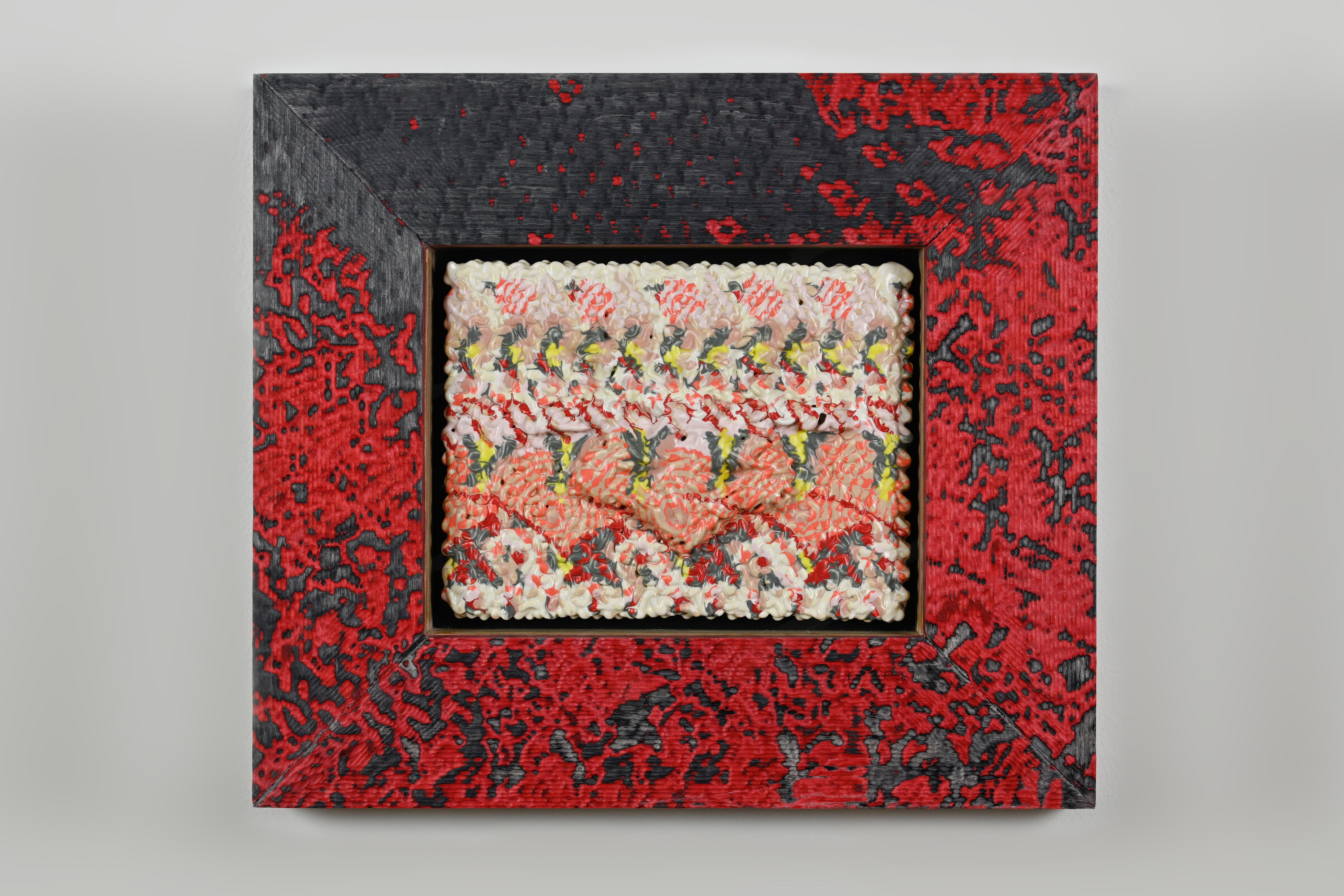 Magic Eye/Rorschach series 3⁄5, 2021, 11”x8”x.75”