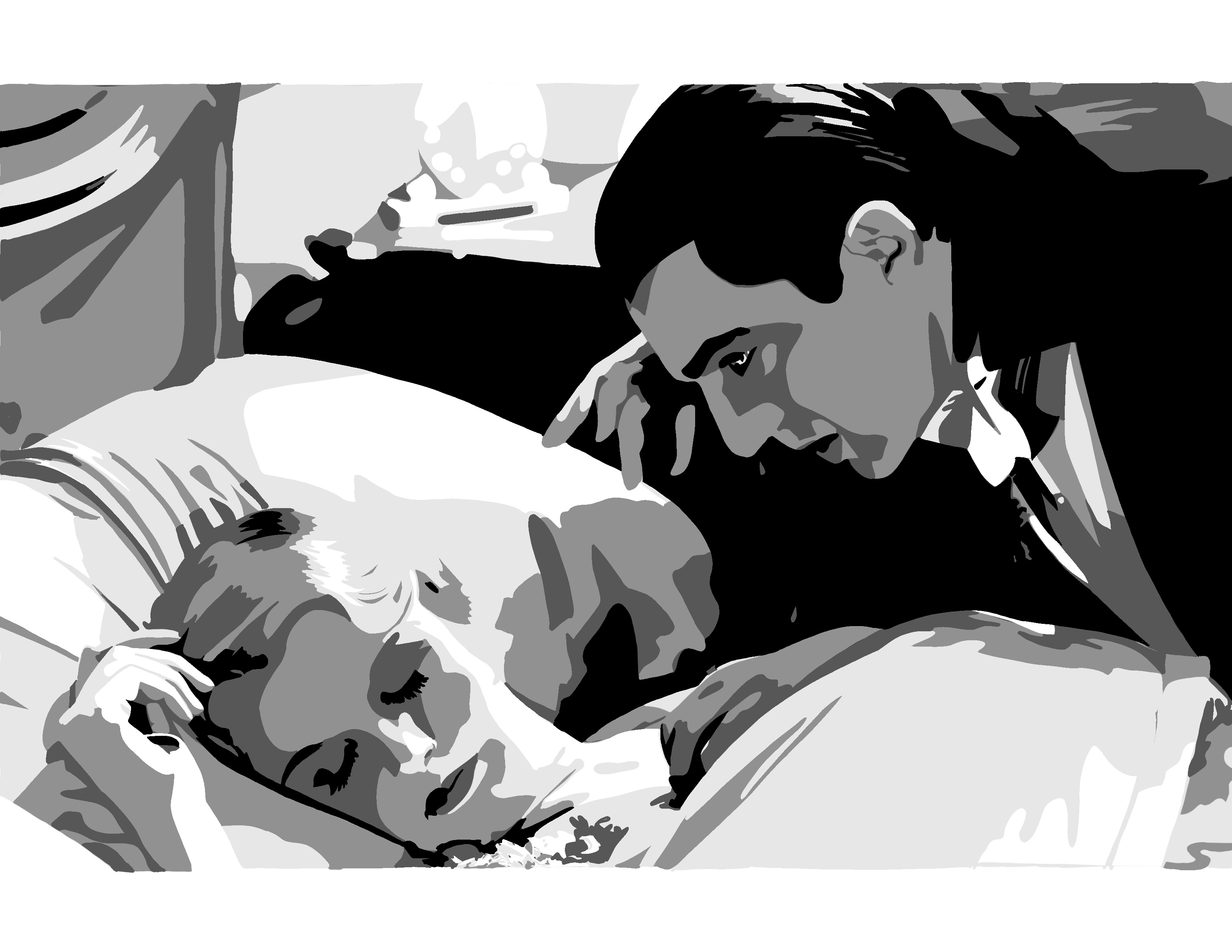 Brenna Alford, Dracula Value Study, ART-110: Ways of Seeing