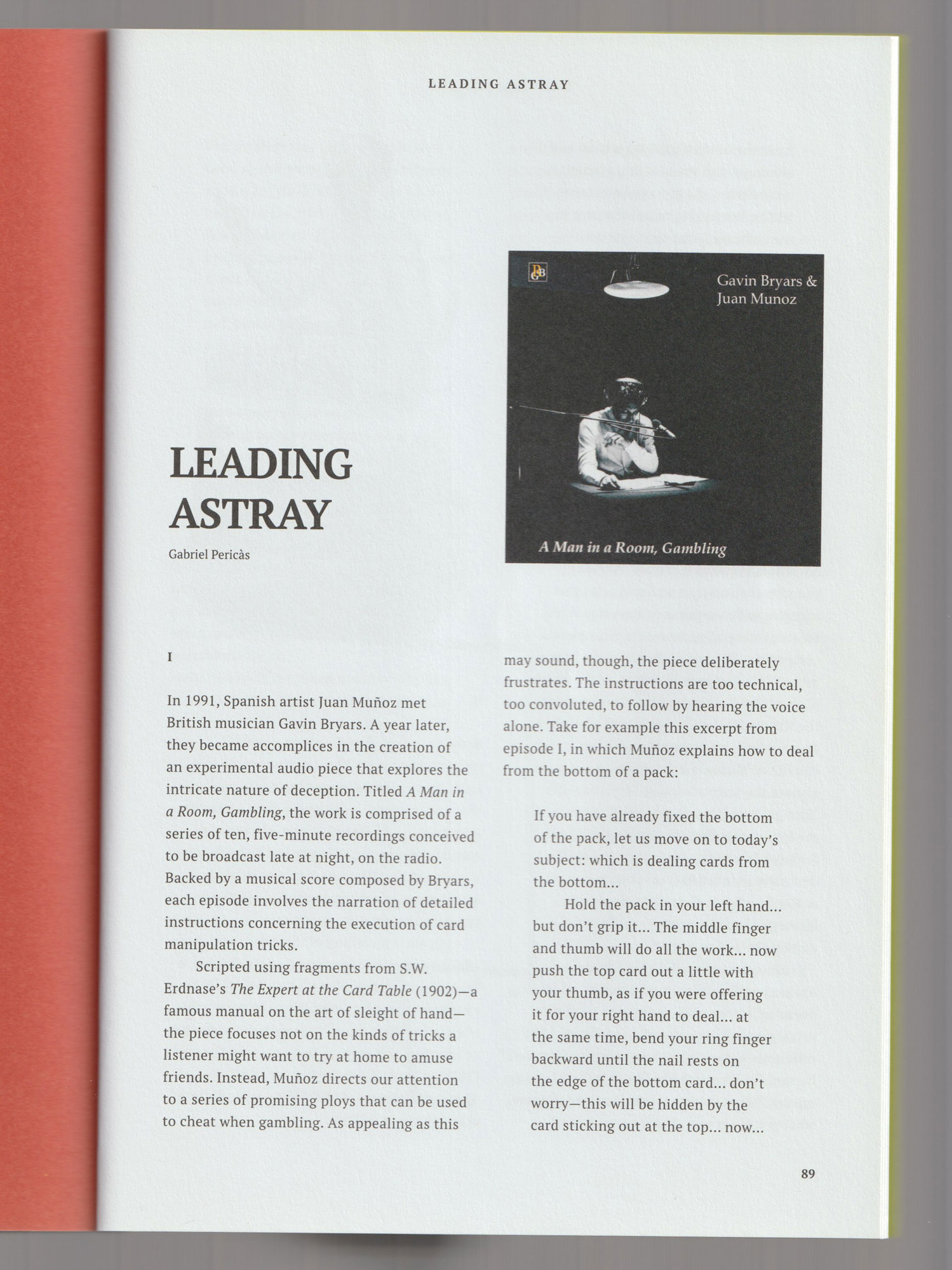 Leading Astray, 2018Textin Unbag Magazine, Issue 2