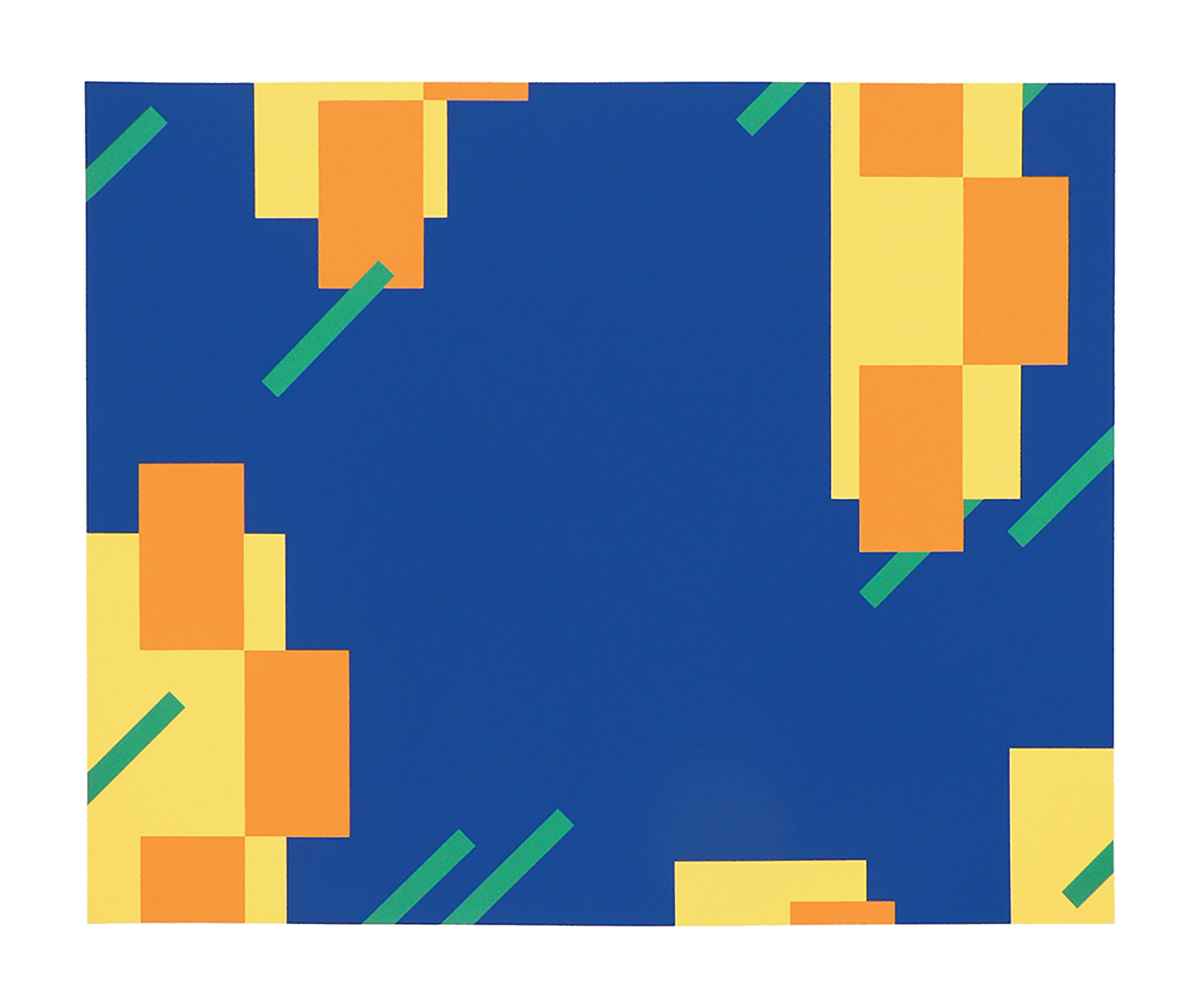 Giraffe, 25.89" x 21.75", Silkscreen on Paper