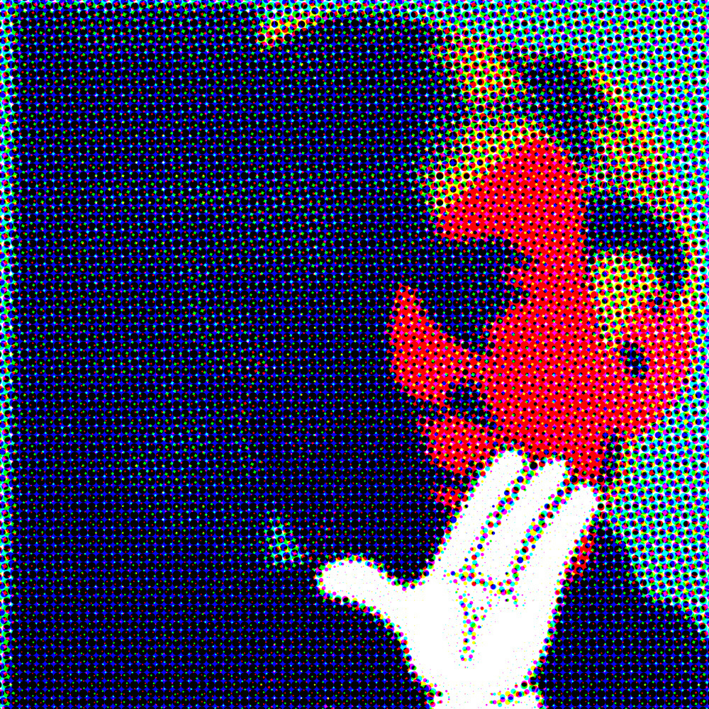 "Andy with Mickey's glove" (quadriptych) 4 of 4. 100 x 100 cm / 40x40 inches. Available in limited edition of signed & numbered giclée prints