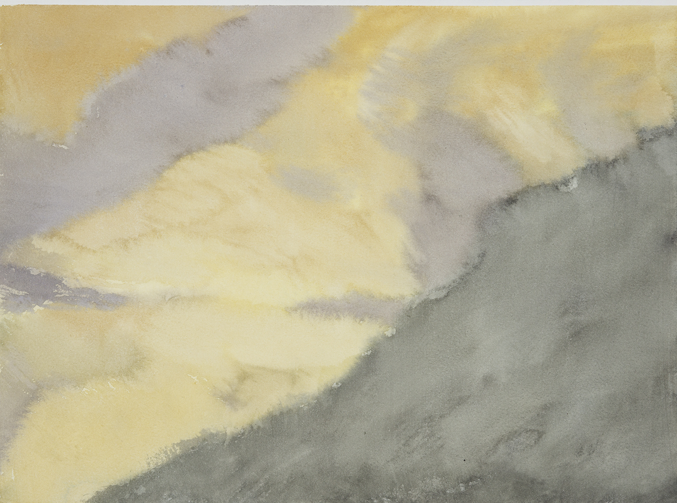 Versants, lumière, soir (V)aquarelle sur papier28 x 38 cm, 2024