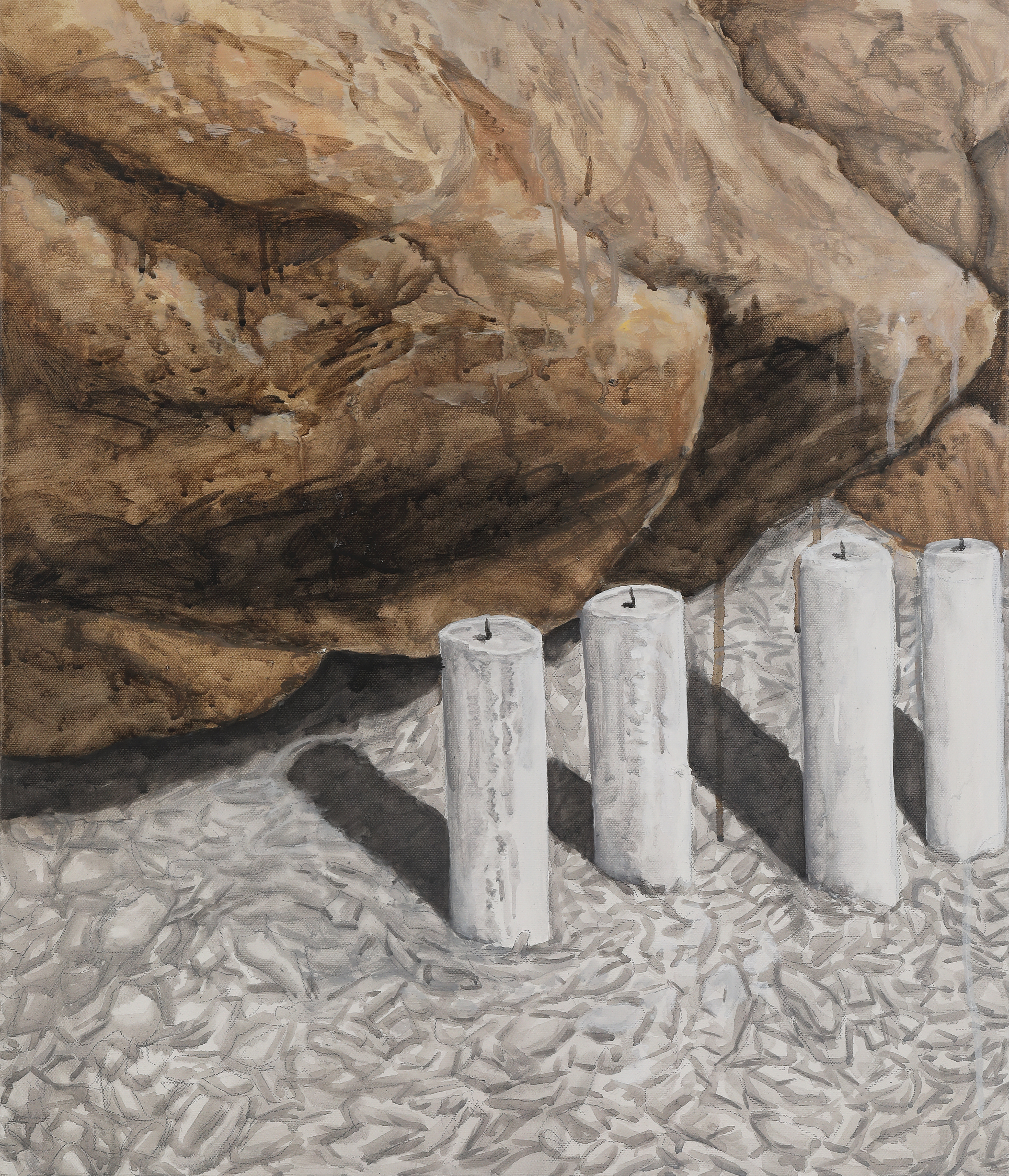 촛불 candlelight_acrylic on canvas_53x45.5cm_2021