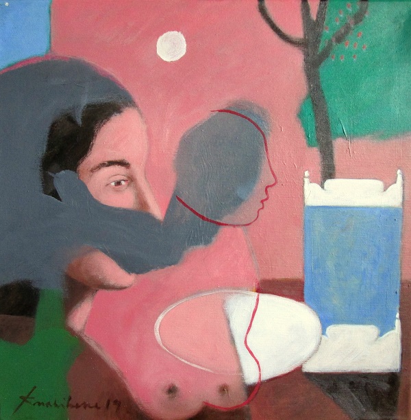 Twins II, 40x40cm, 2019