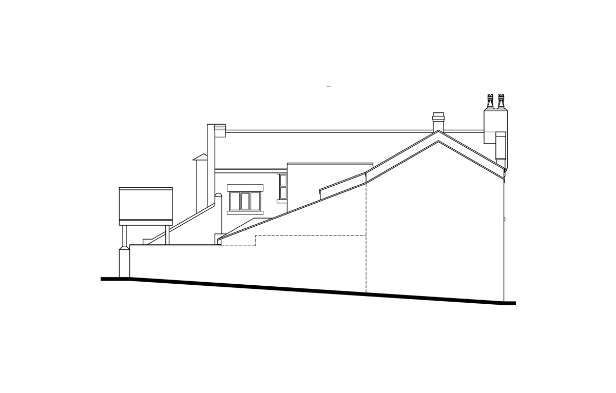 left elevation