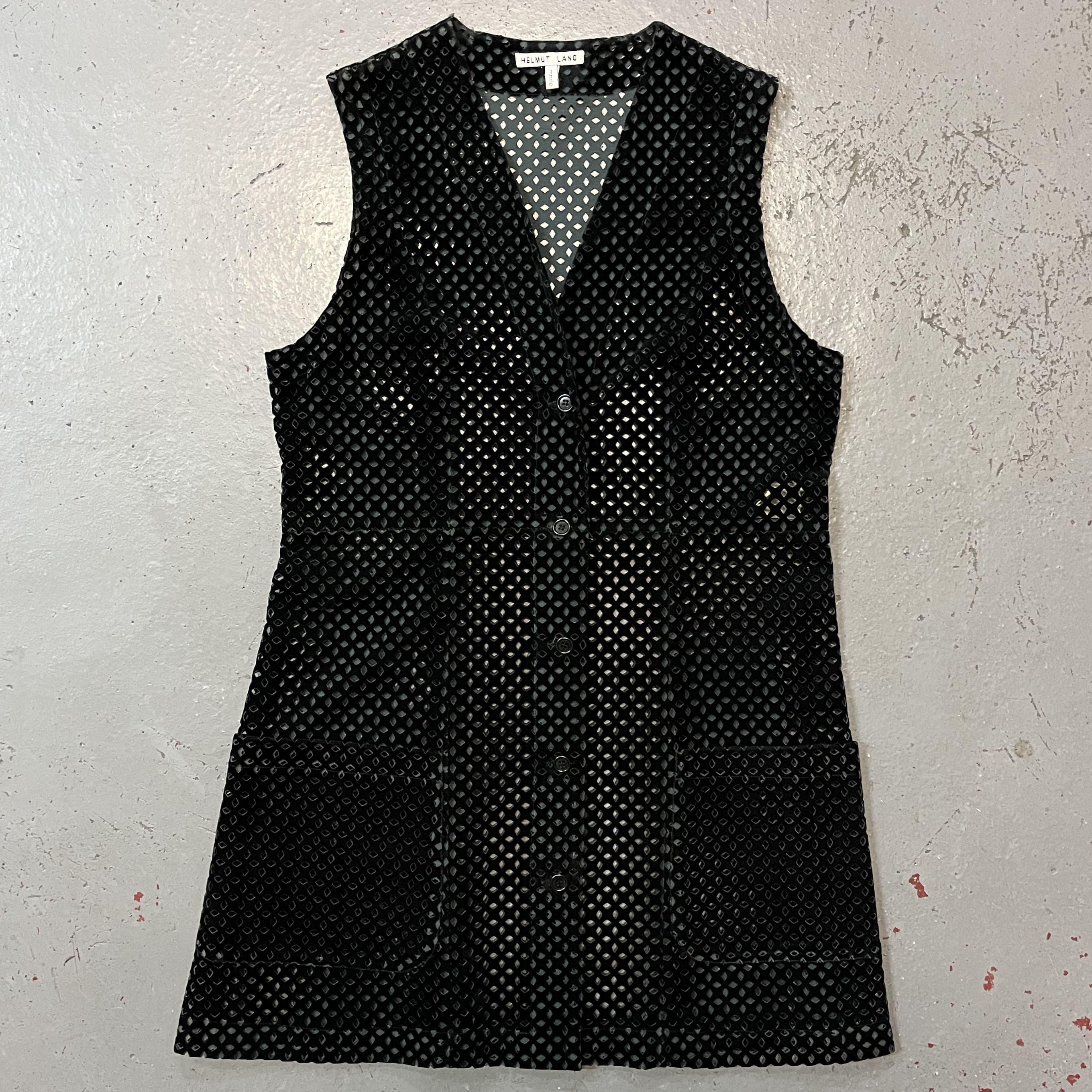 最上の品質な HELMUT LANG Tank Knit KnitVest – maid Consignment in